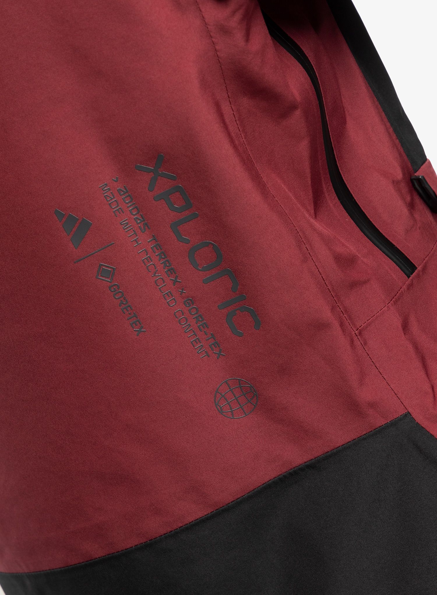 Куртка з мембраною жіноча adidas TERREX Xploric GORE-TEX Rain Jacket - shadow red/black
