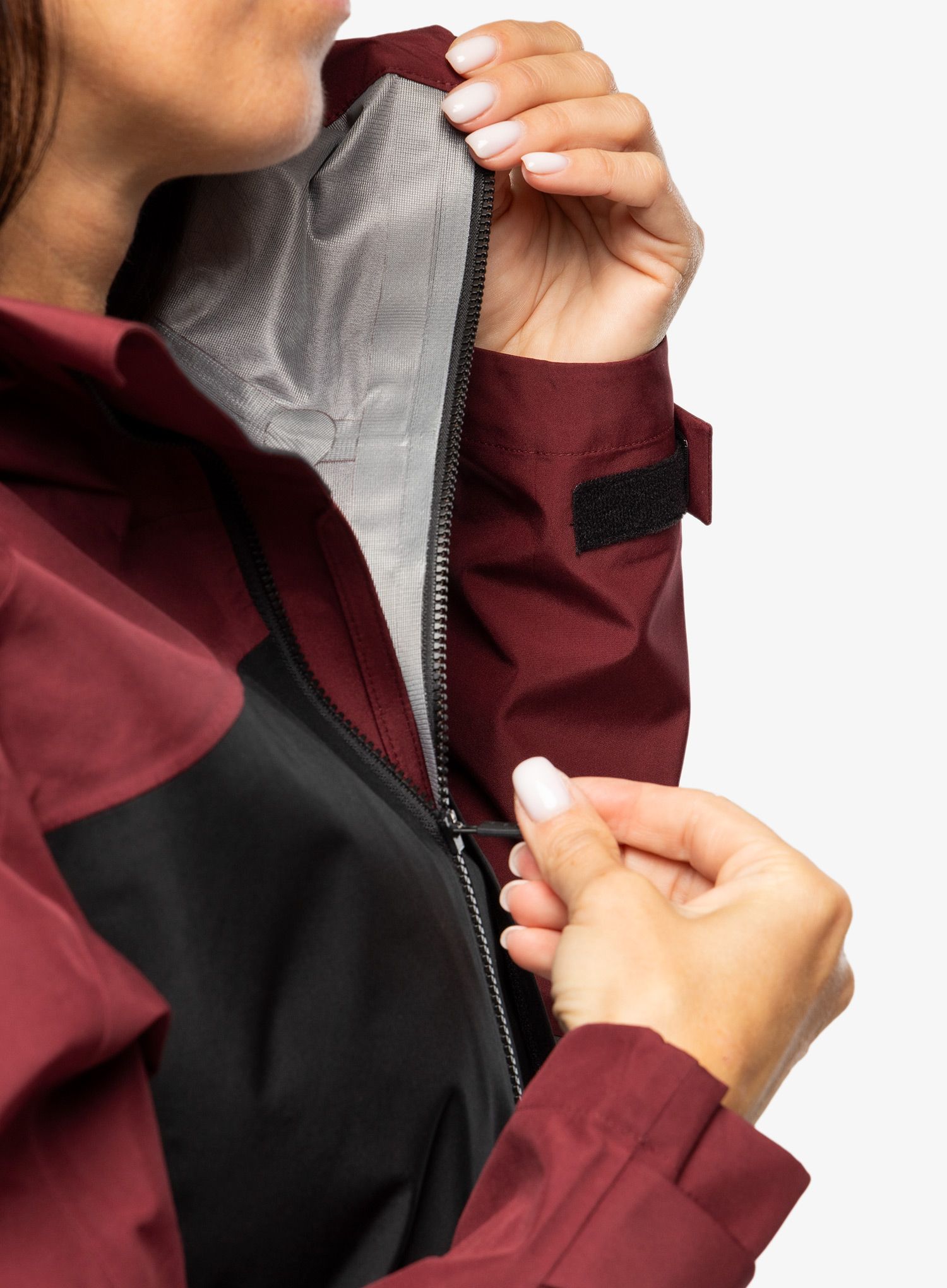 Куртка з мембраною жіноча adidas TERREX Xploric GORE-TEX Rain Jacket - shadow red/black