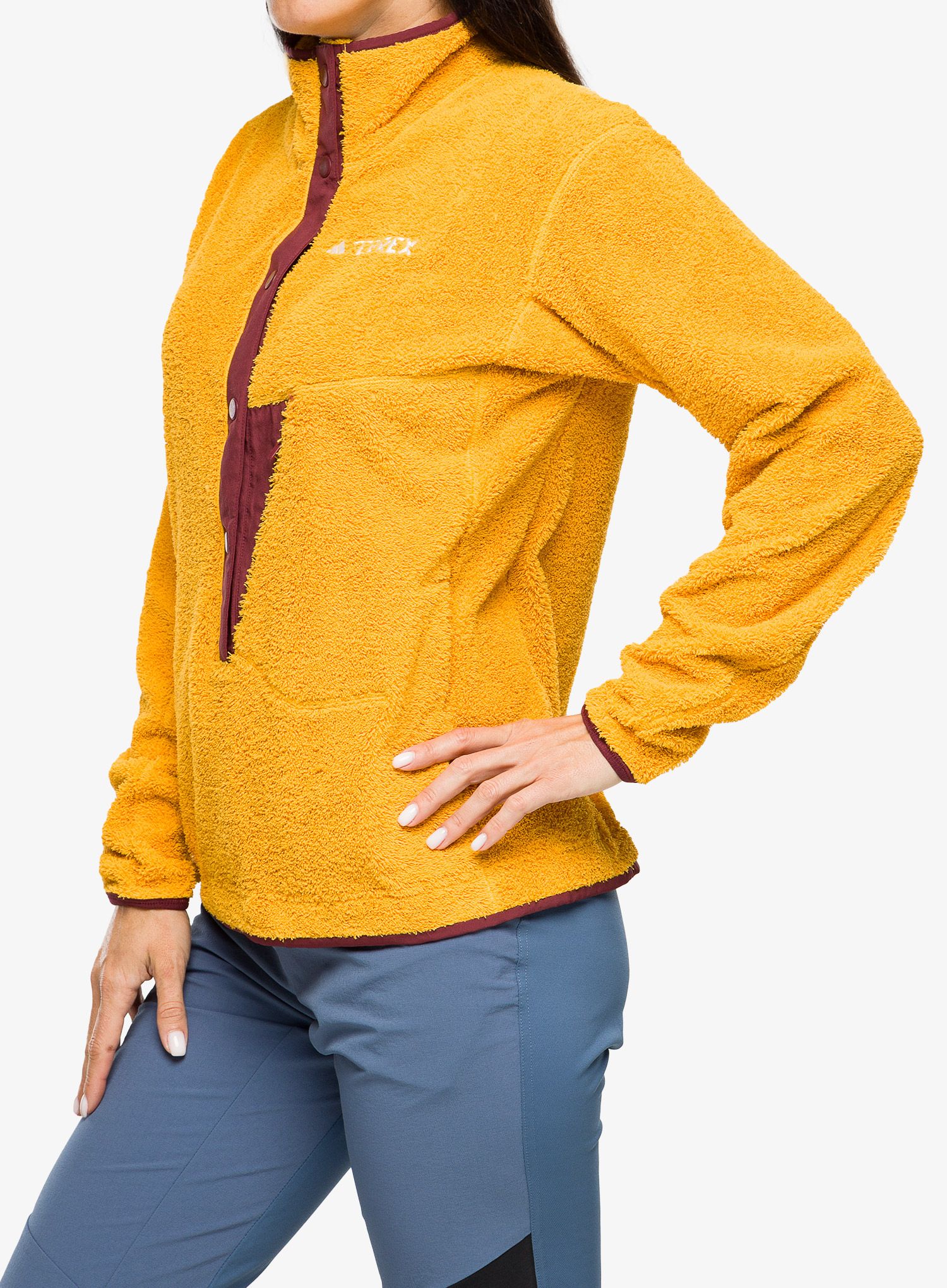 Фліска жіноча adidas TERREX Xploric High Pile Fleece Pullover - preyel