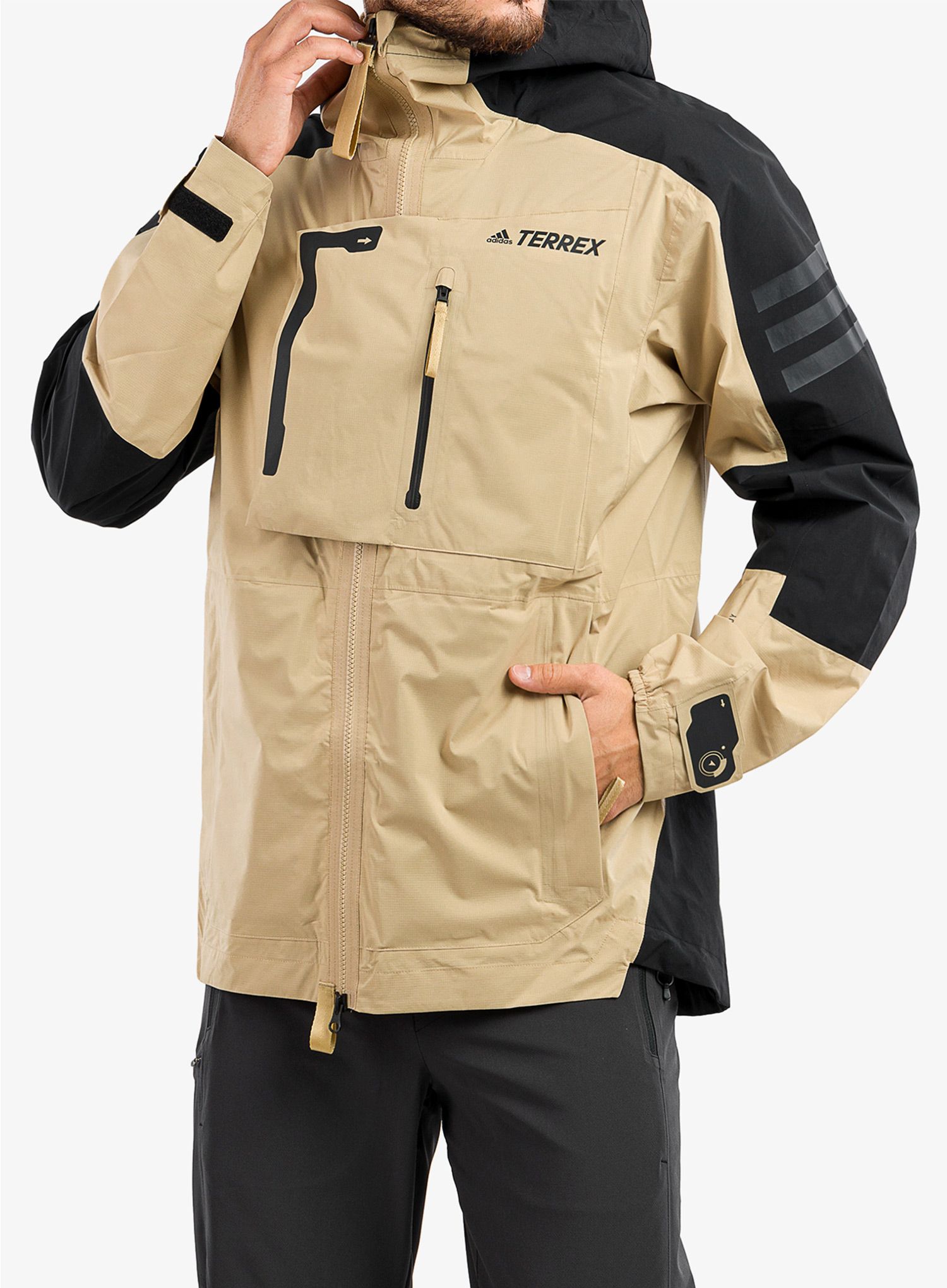 Куртка adidas TERREX Xploric - beige tone/black