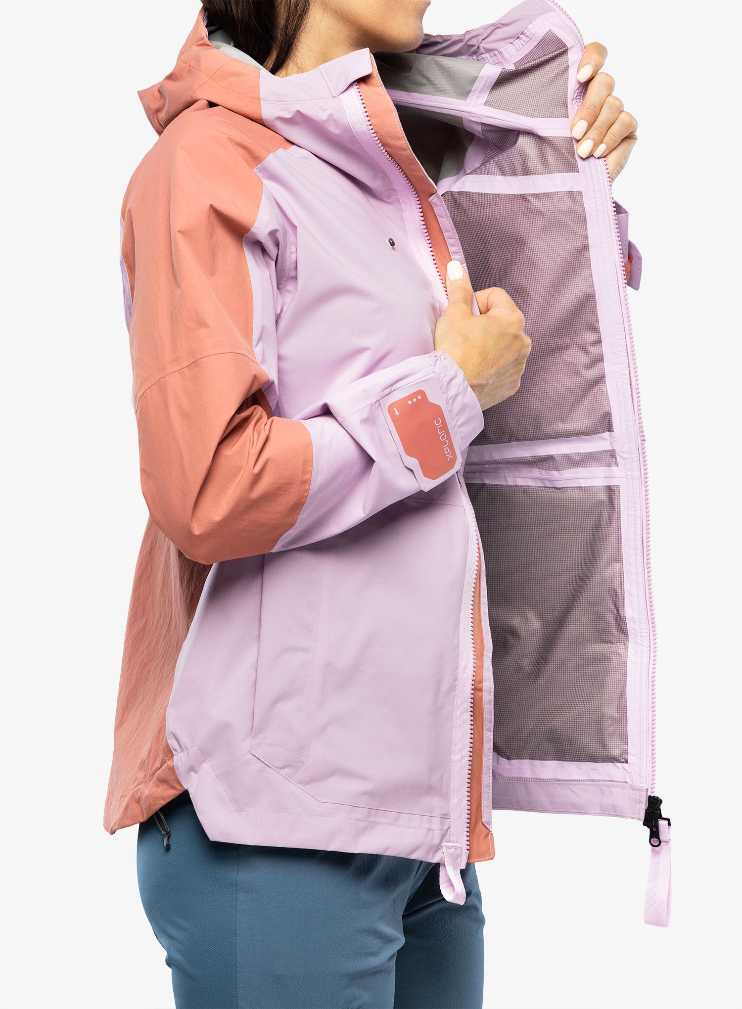 Куртка дощовик жіноча adidas TERREX Xploric - bliss lilac/wonder red