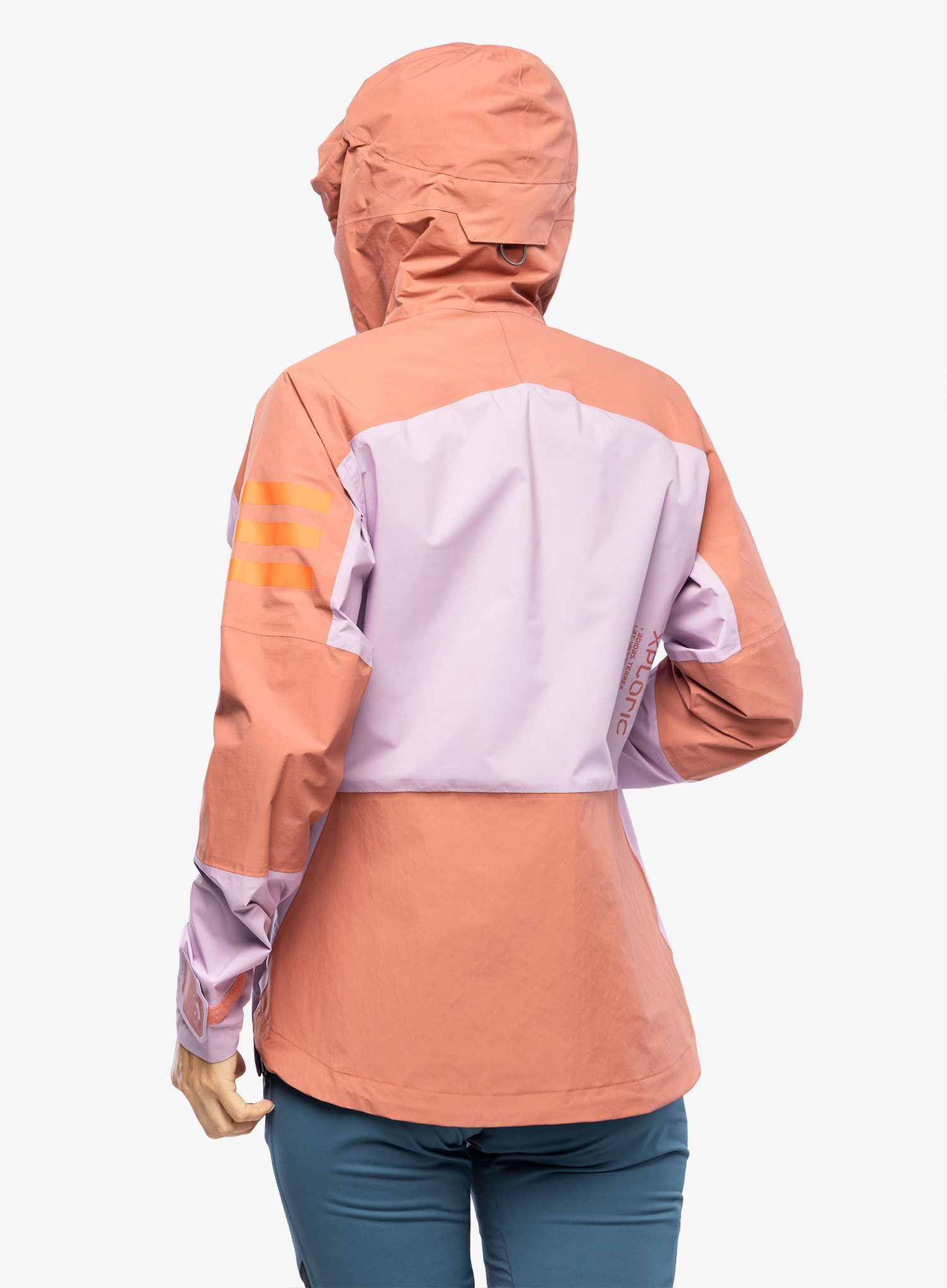 Куртка дощовик жіноча adidas TERREX Xploric - bliss lilac/wonder red