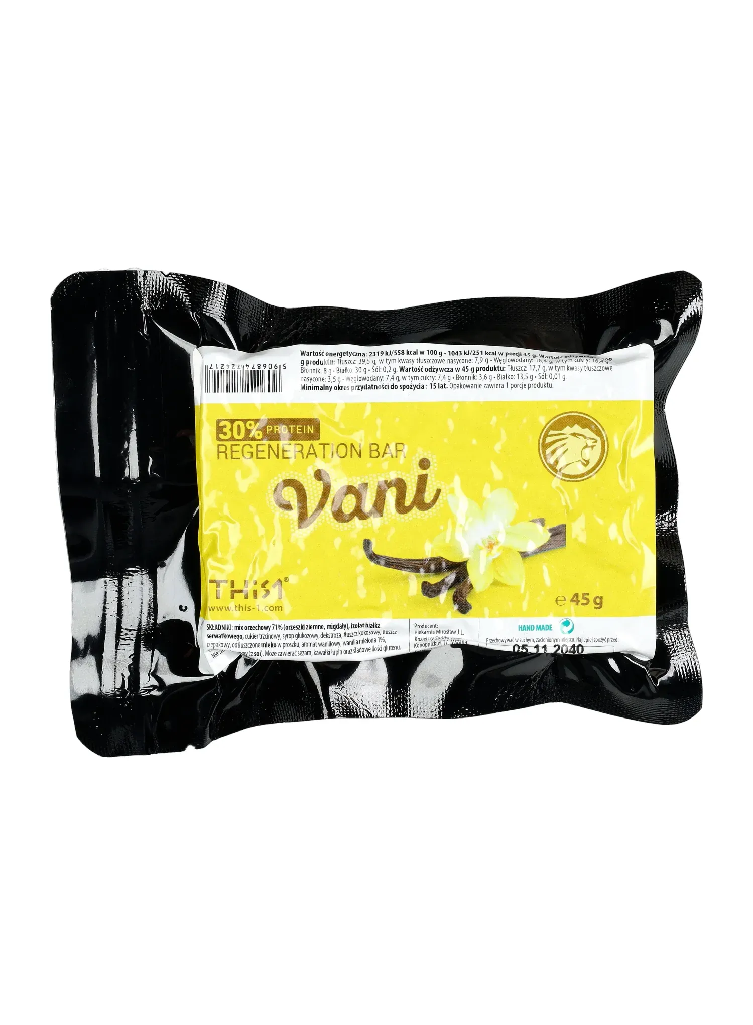 Енергетичний батончик This-1 Protein 3 pack - vanila, chocolate, coconut