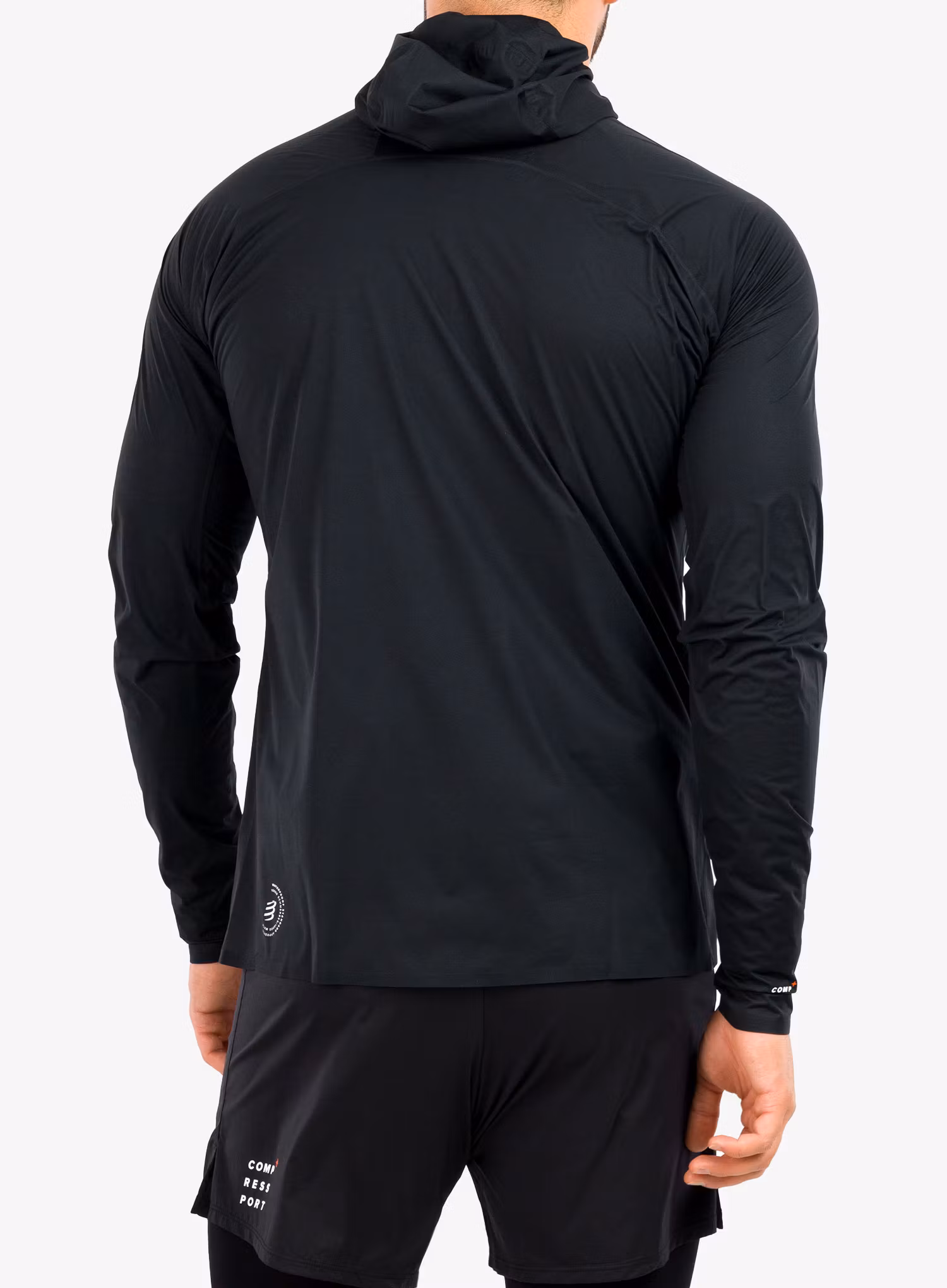 Куртка для бігу Compressport Hurricane Waterproof 10/10 Jacket - black