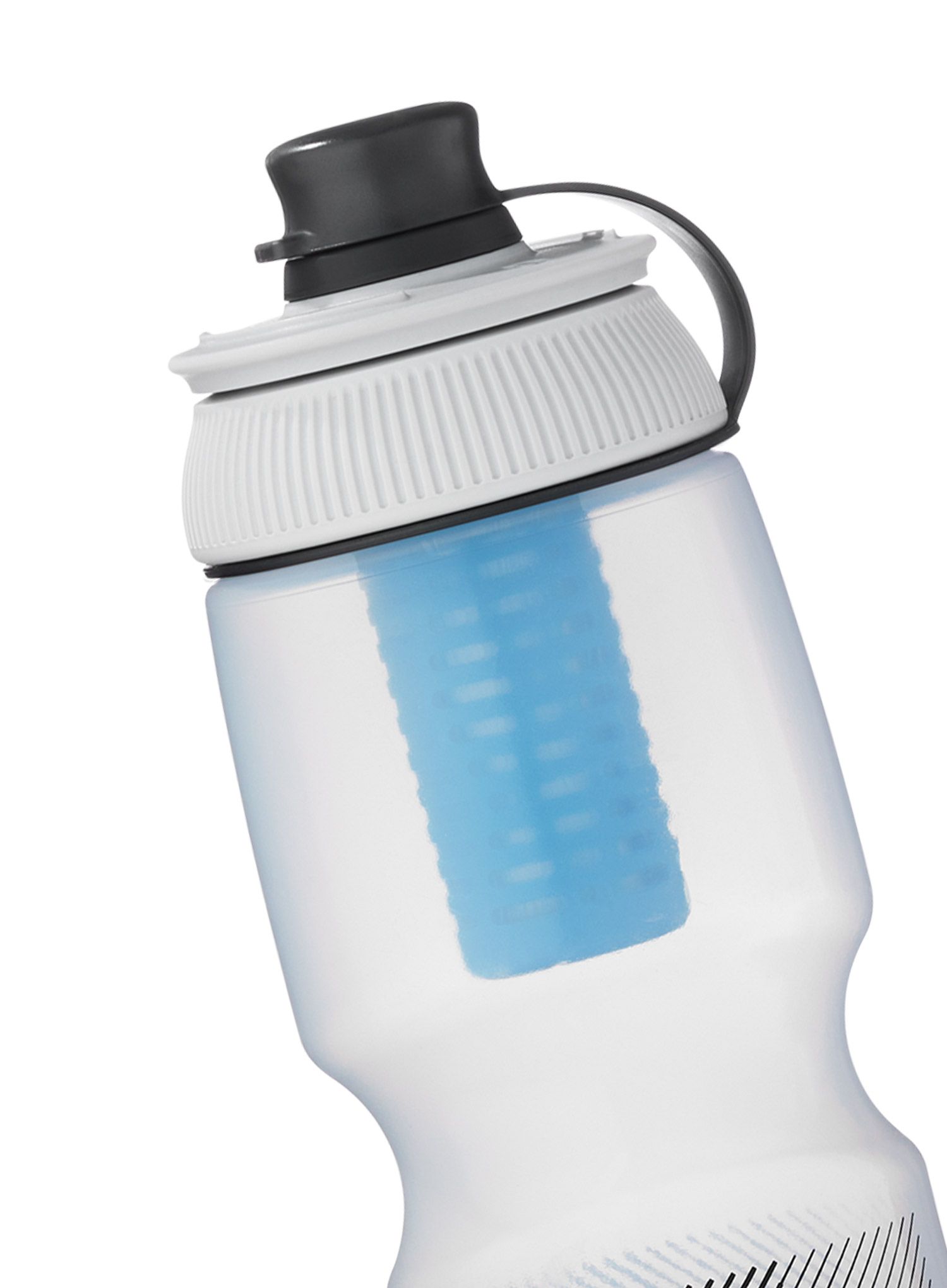 Пляшка на велосипед HydraPak Breakaway+ 880 ml - frost/hp blue