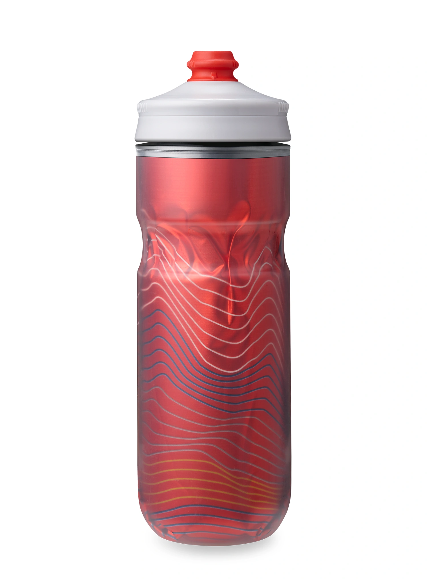 Пляшка на велосипед HydraPak Polar Surge Ascent 20 Oz (0,591 l) - red