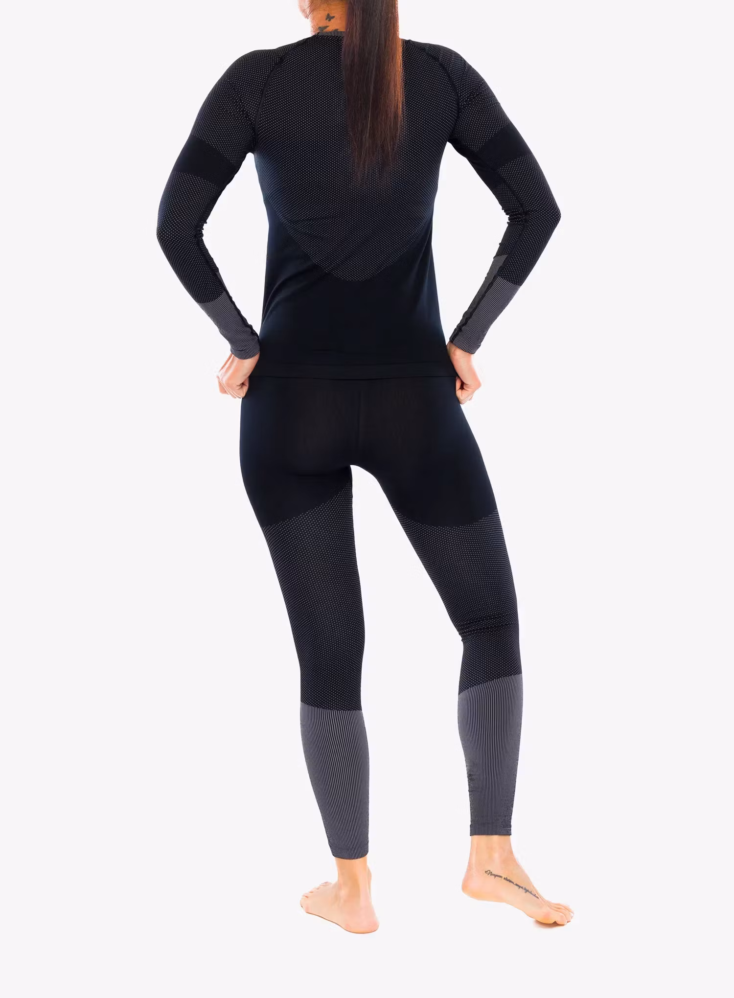 Жіноча термобілизна Odlo Fundamentals Performance Warm Set Long - black
