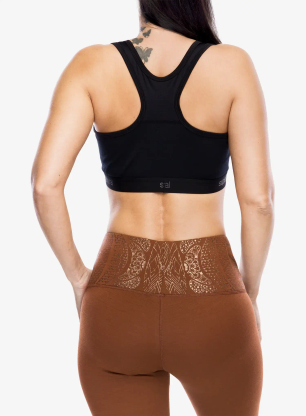 Бюстгальтер спортивний Super.natural Tundra220 Semplice Bra - jet black