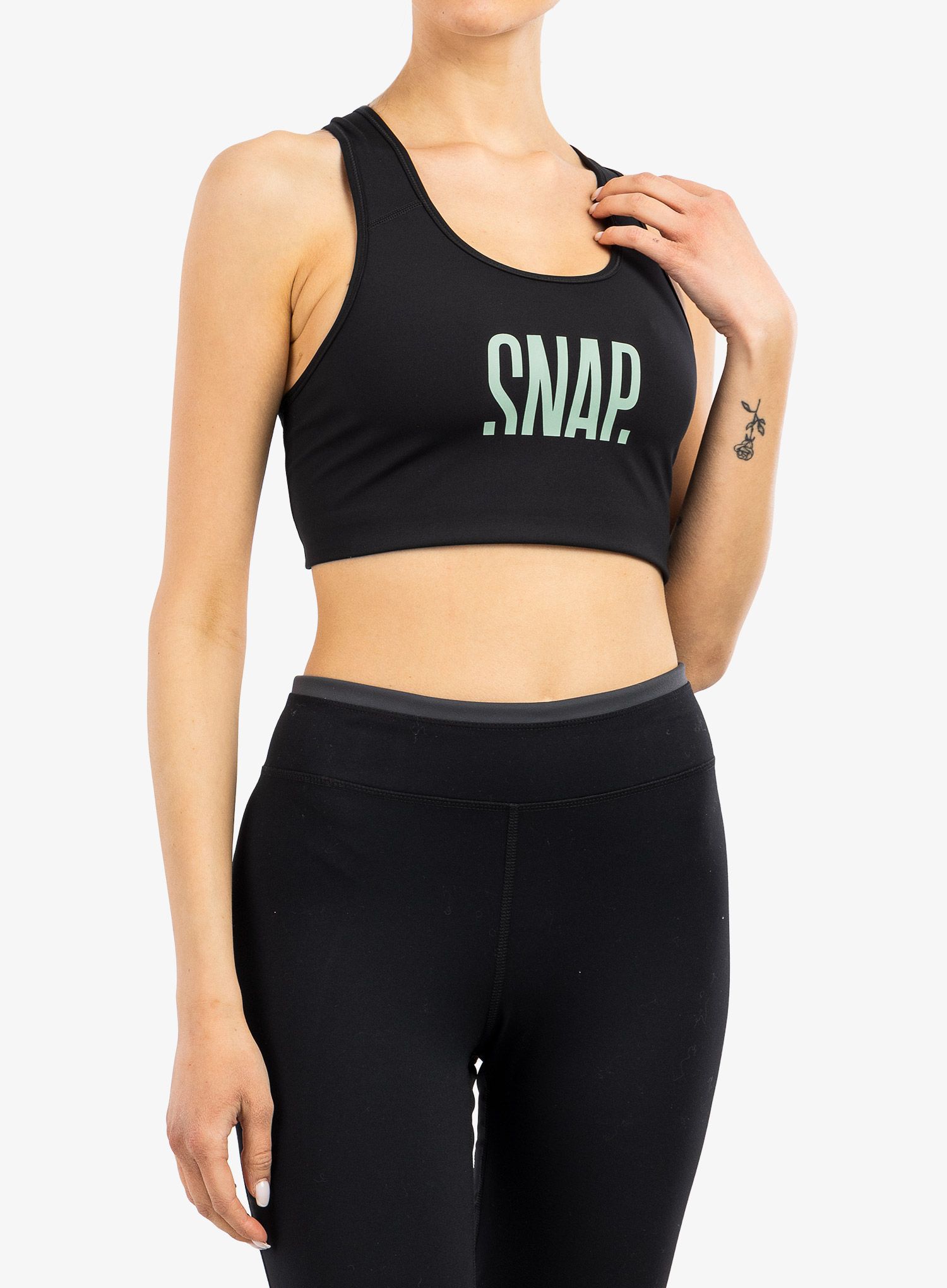Бюстгальтер спортивний SNAP Classic Bra - black/light green