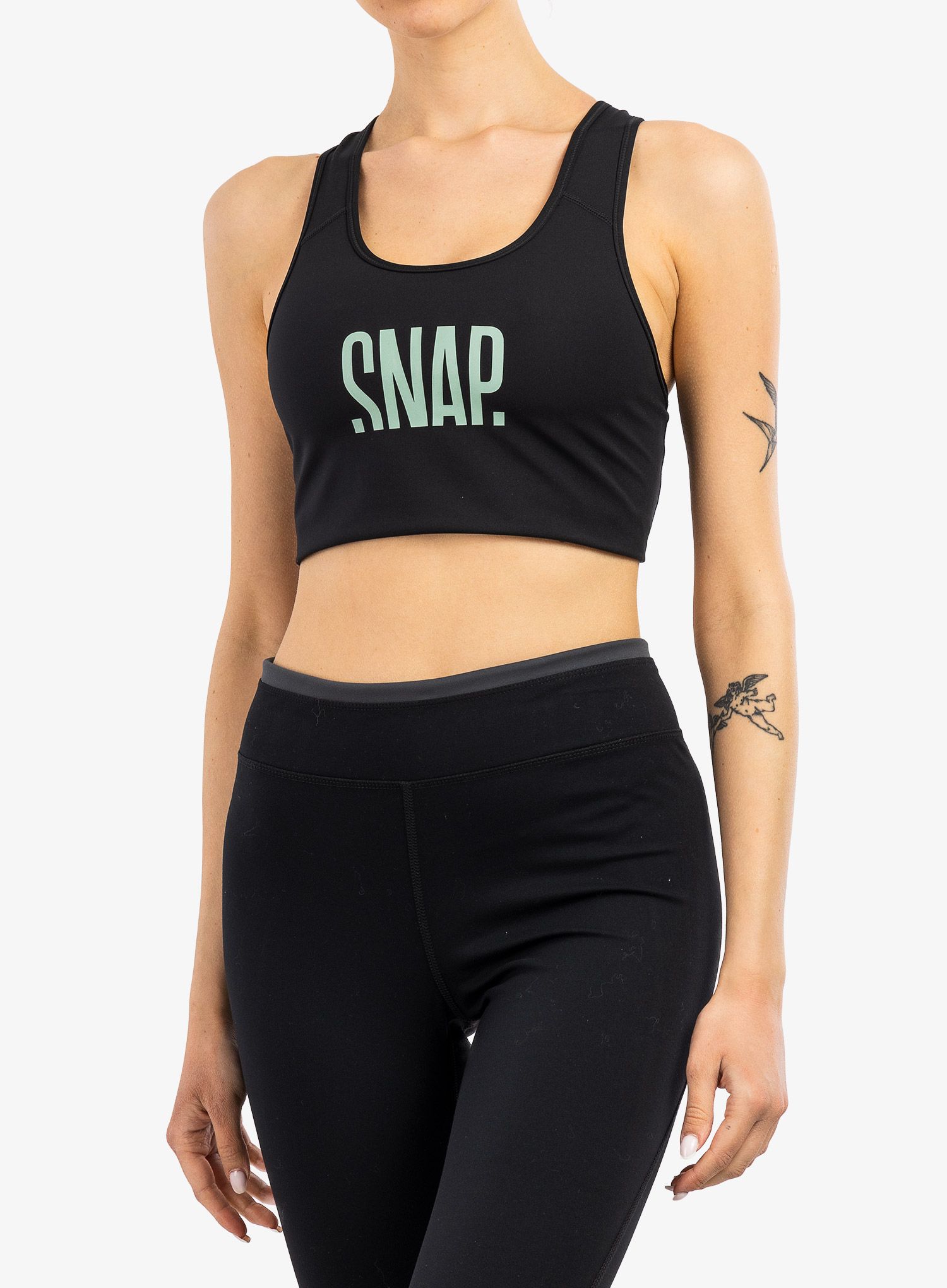 Бюстгальтер спортивний SNAP Classic Bra - black/light green