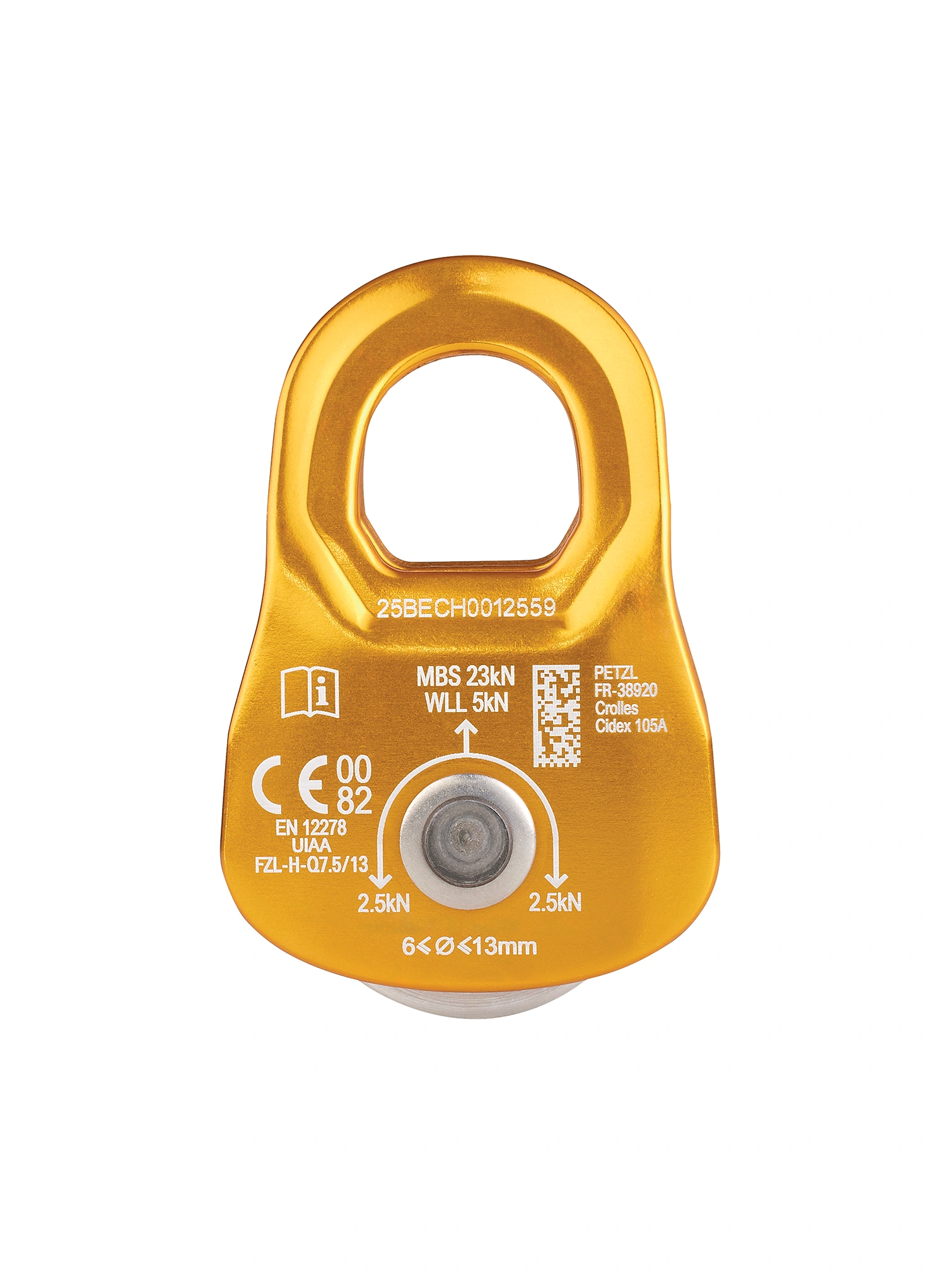 Шків Petzl Mobile - yellow