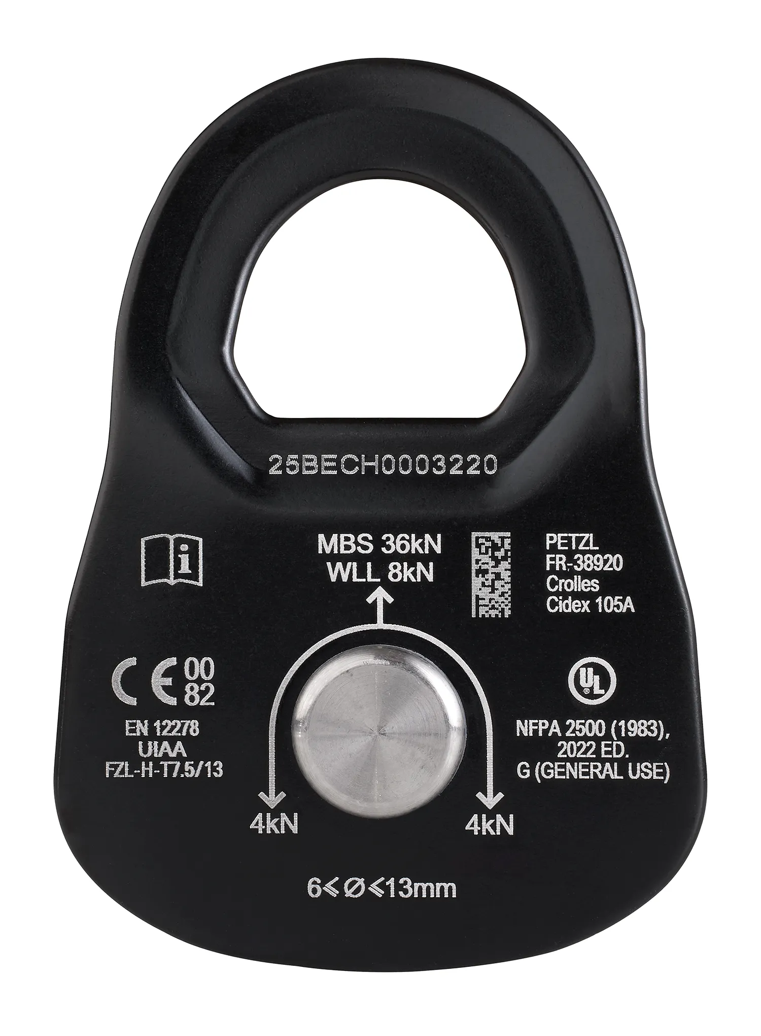 Шків Petzl Rescue M - yellow