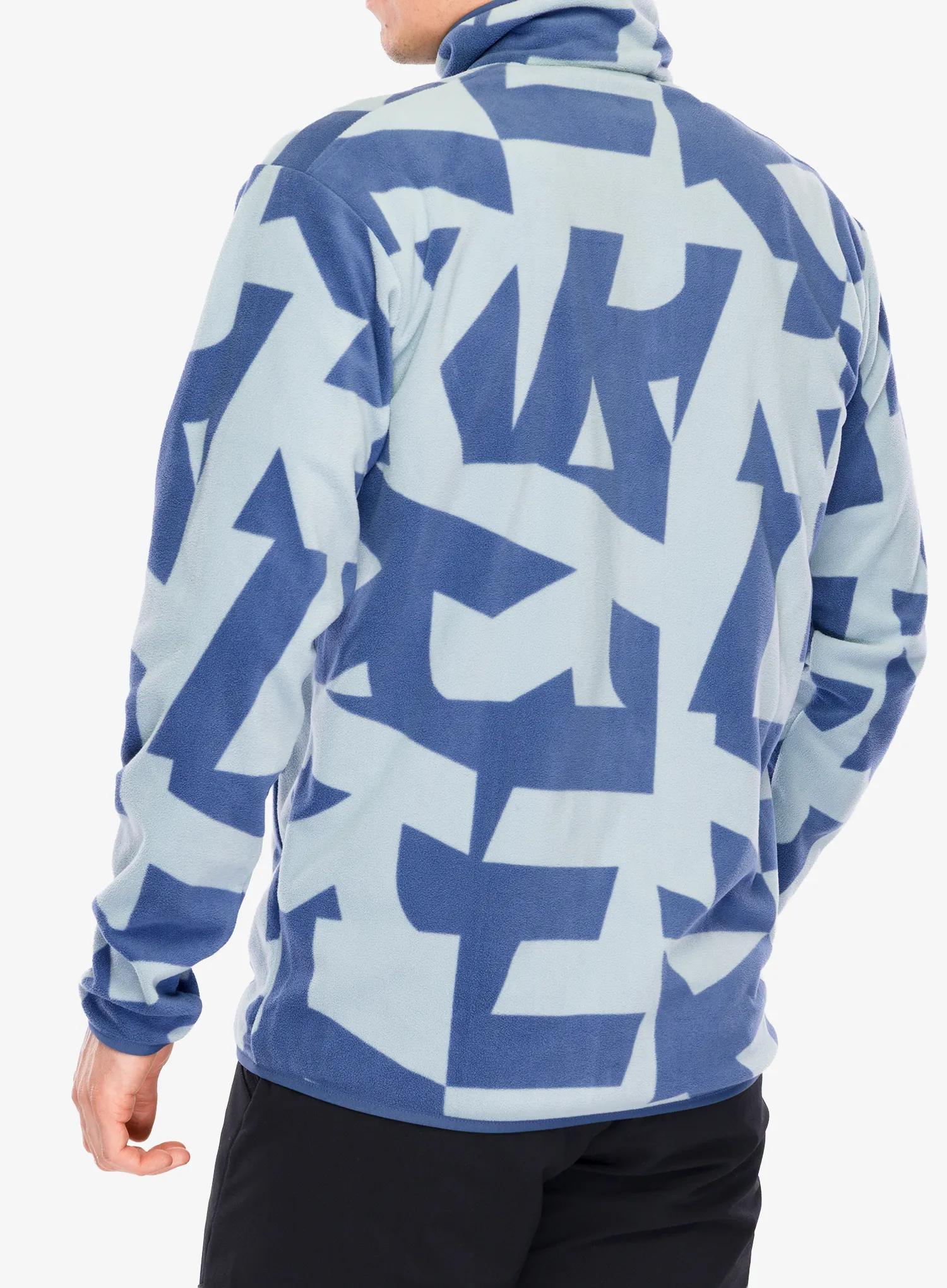 Кофта без каптура adidas TERREX Multi Printed Full-Zip Fleece Jacket - magic grey/wonder steel