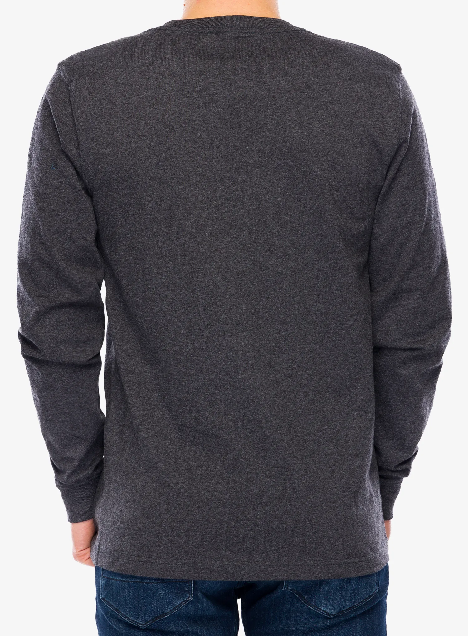 Кофта без каптура Carhartt Core Logo T-Shirt L/S - carbon heather