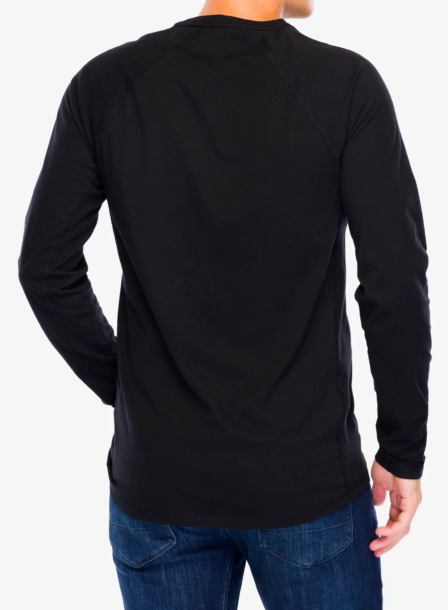 Кофта без каптура Carhartt Midweight L/S Pocket T-Shirt - black
