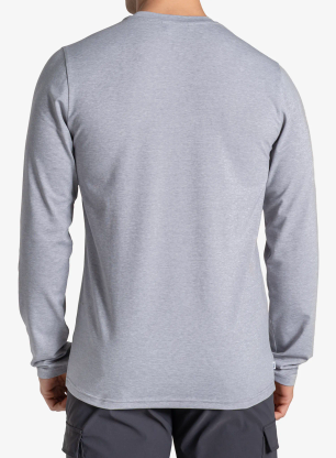 Кофта без каптура Craghoppers NosiLife Abel LS T-Shirt - soft grey marl