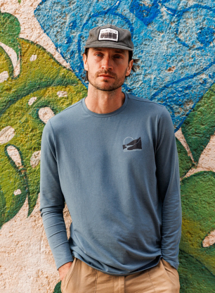 Кофта без каптура Flov Perris - blue/light grey