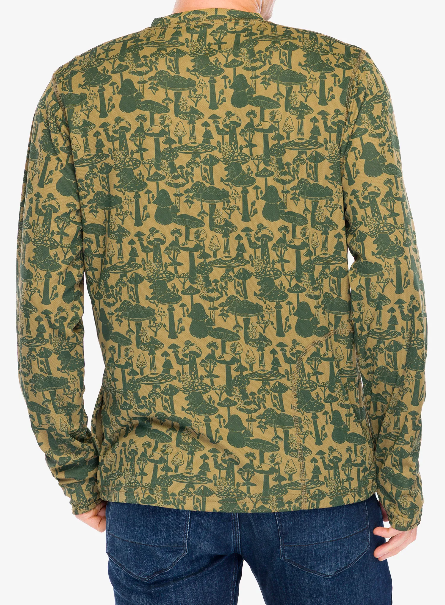 Кофта без каптура Kavu Sol Crew - forest forged