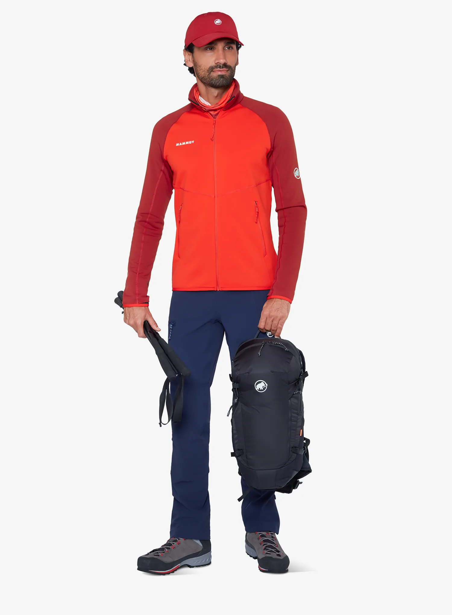 Кофта без каптура Mammut Aconcagua ML Jacket - red/dark red