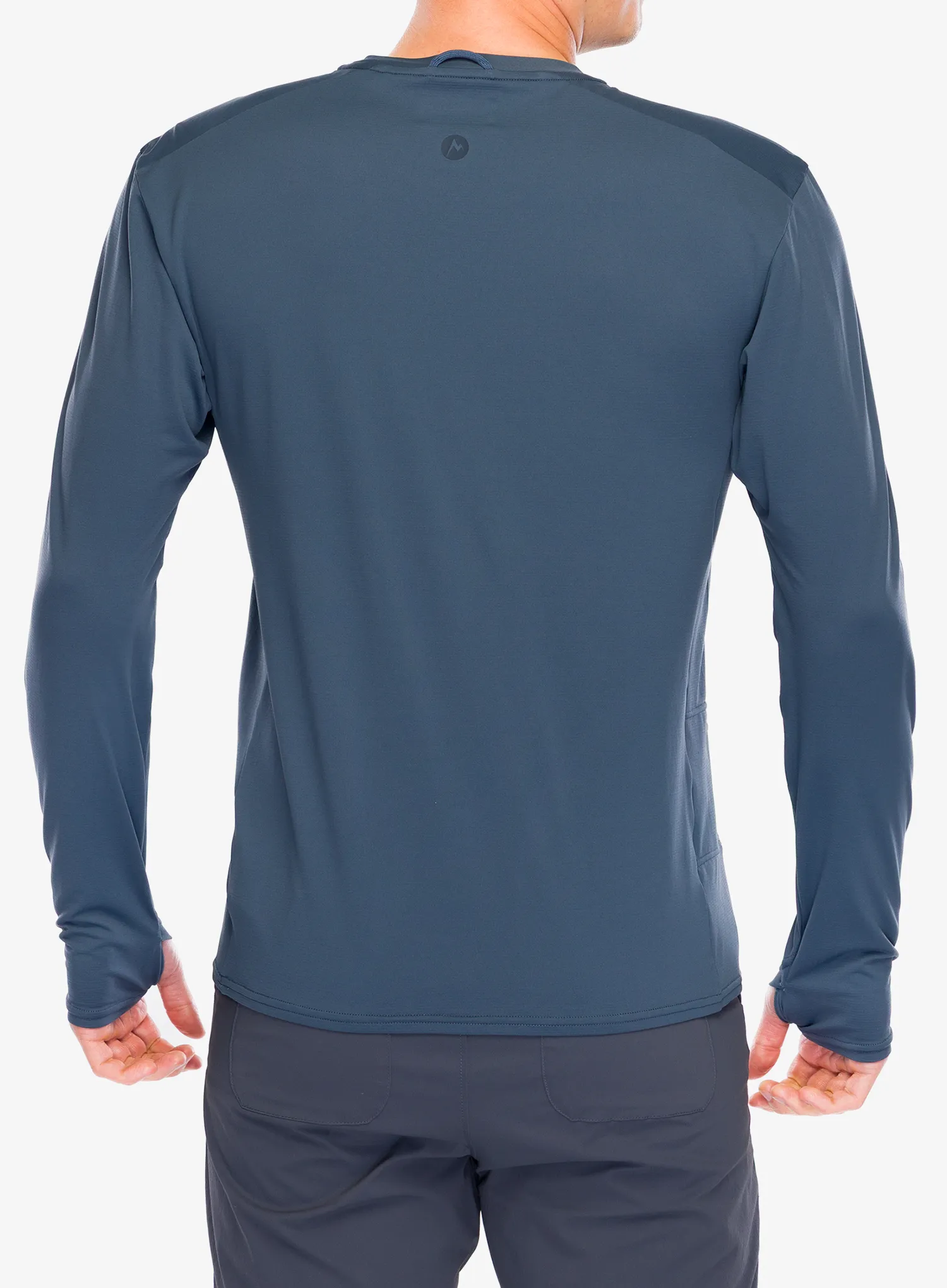 Кофта без каптура Marmot AirExchange SolarShield Crew L/S - thunderhead 