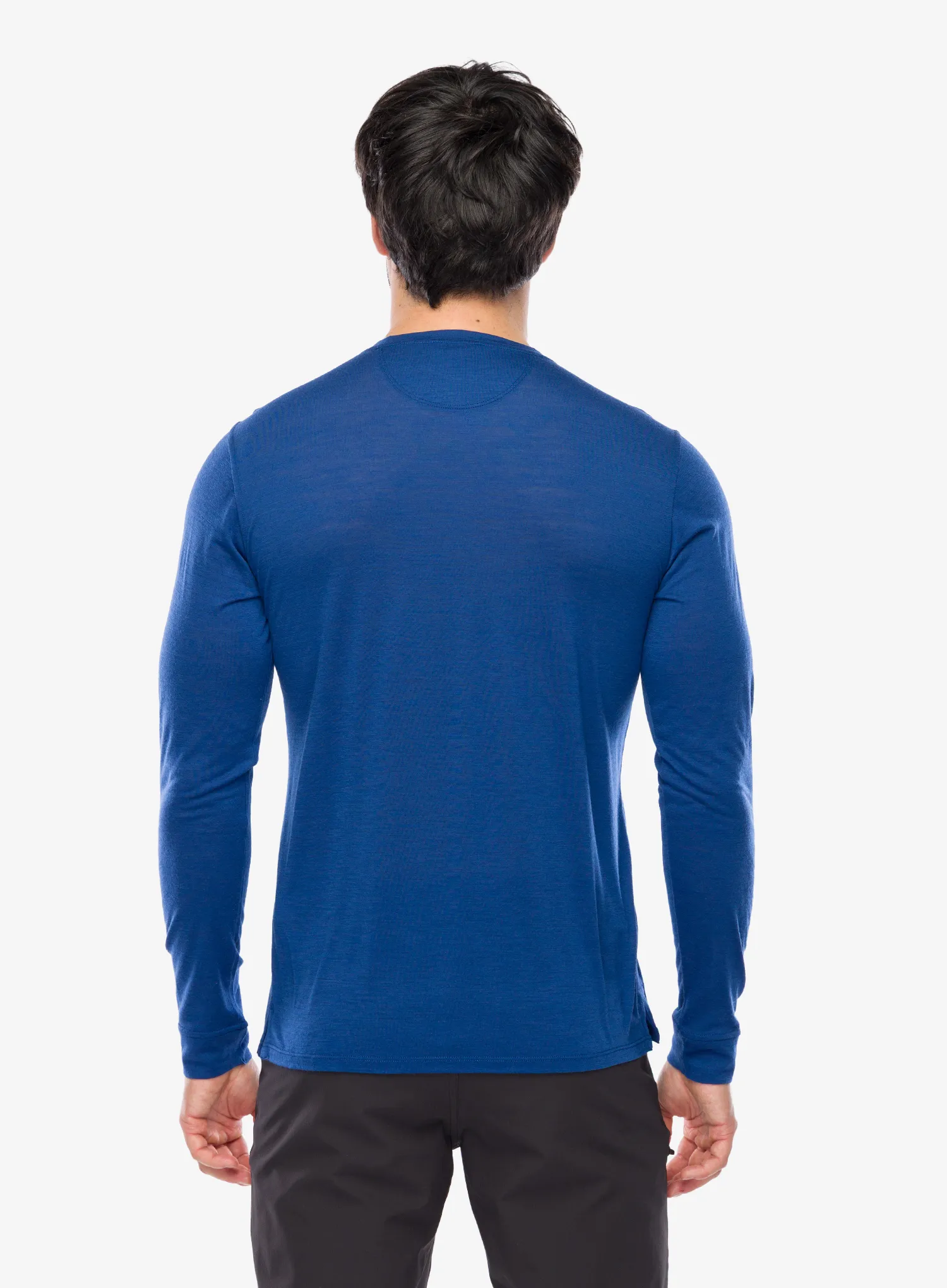 Кофта без каптура Patagonia L/S Cap Cool Merino Graphic Shirt - heritage header/clement blue