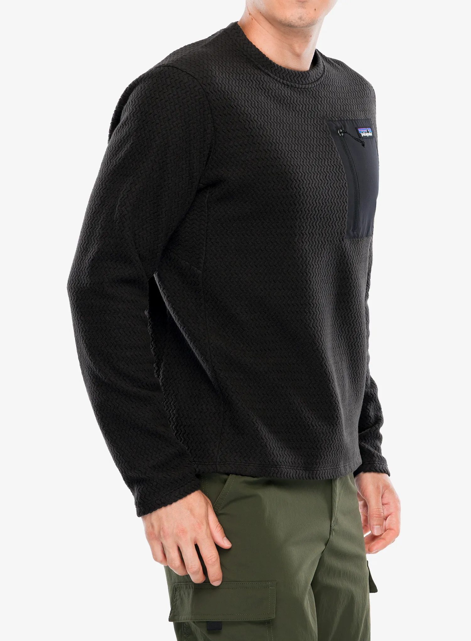 Кофта без каптура Patagonia R1 Air Crew - black