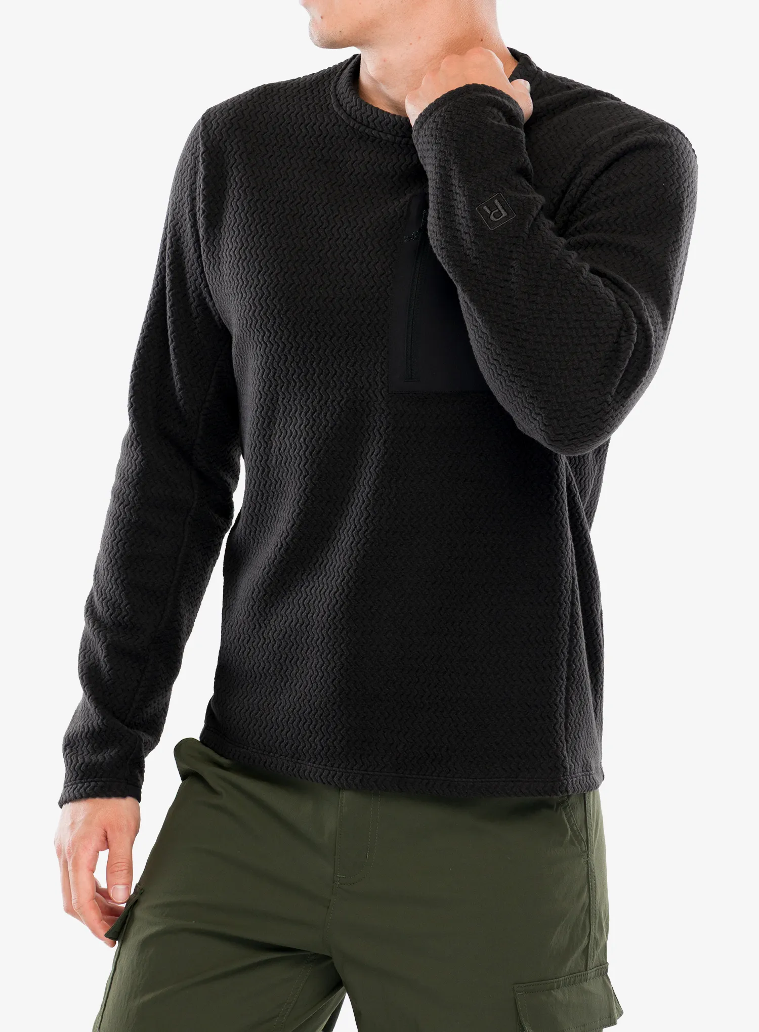 Кофта без каптура Patagonia R1 Air Crew - black