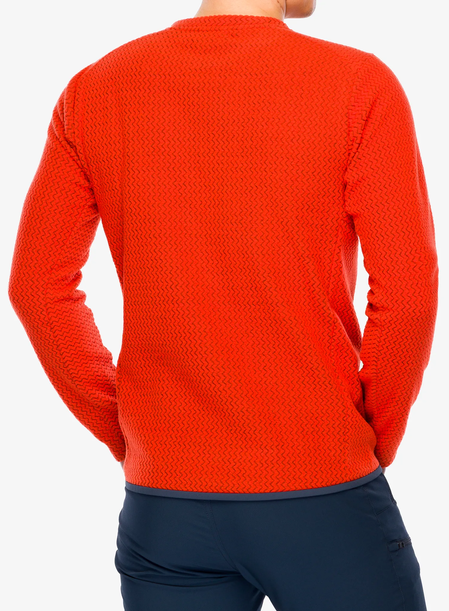 Кофта без каптура Patagonia R1 Air Crew - pollinator orange