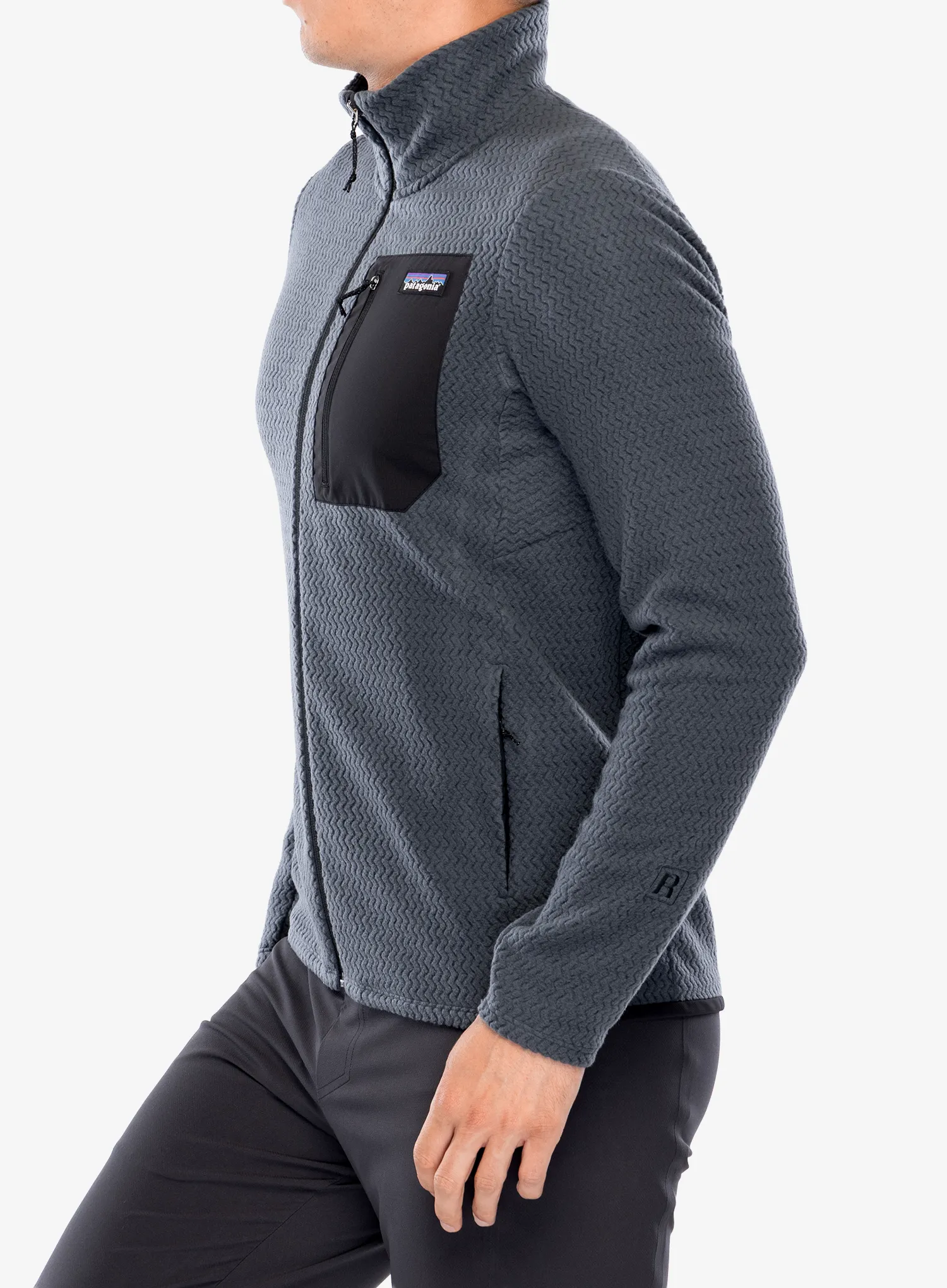 Кофта без каптура Patagonia R1 Air Jacket - smolder blue