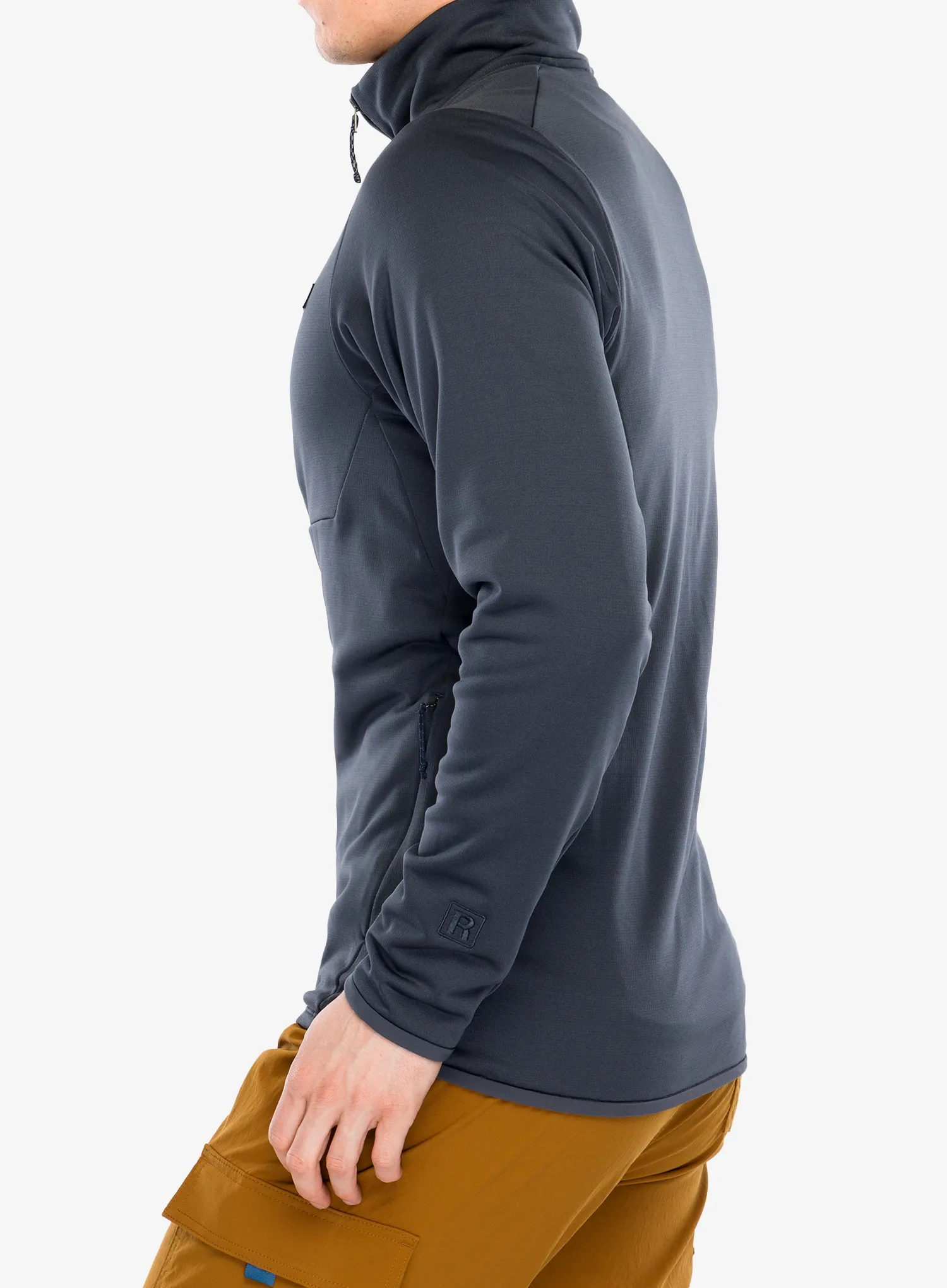 Кофта без каптура Patagonia R1 Thermal Jacket - smolder blue