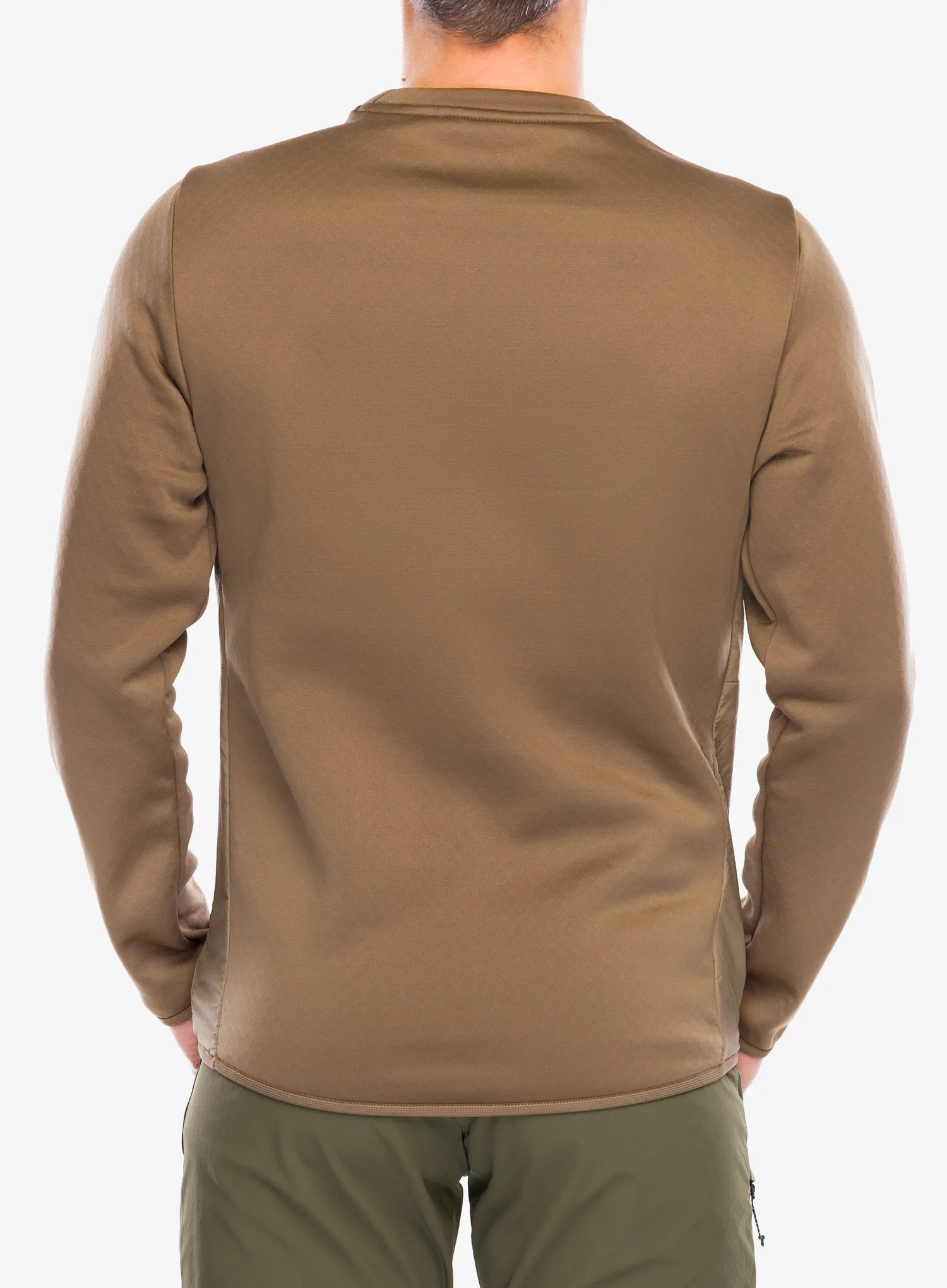 Кофта без каптура Salomon Outline Hybrid Warm Pullover - shitake
