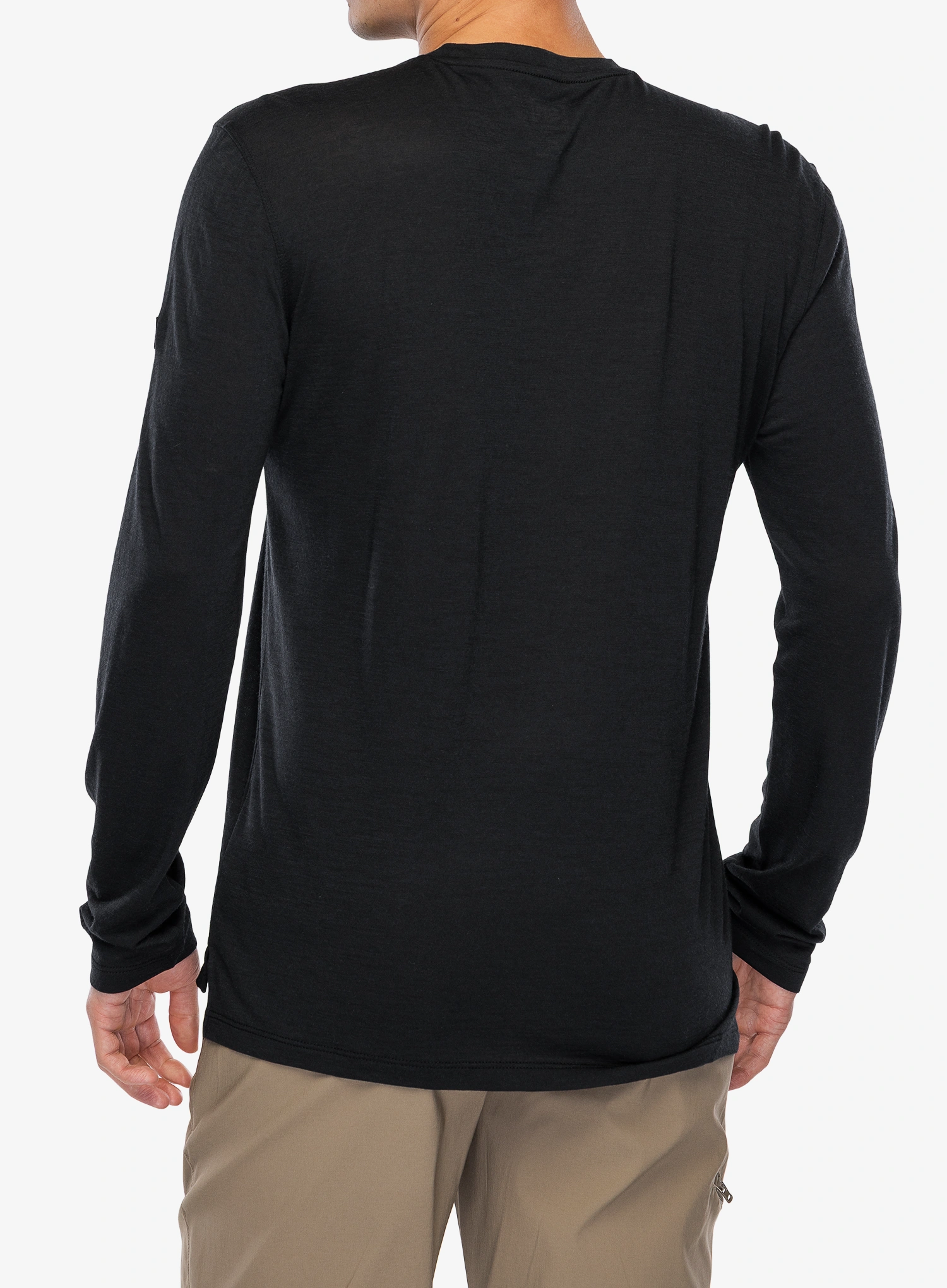 Кофта без каптура Super.natural Almost Done LS - jet black/various