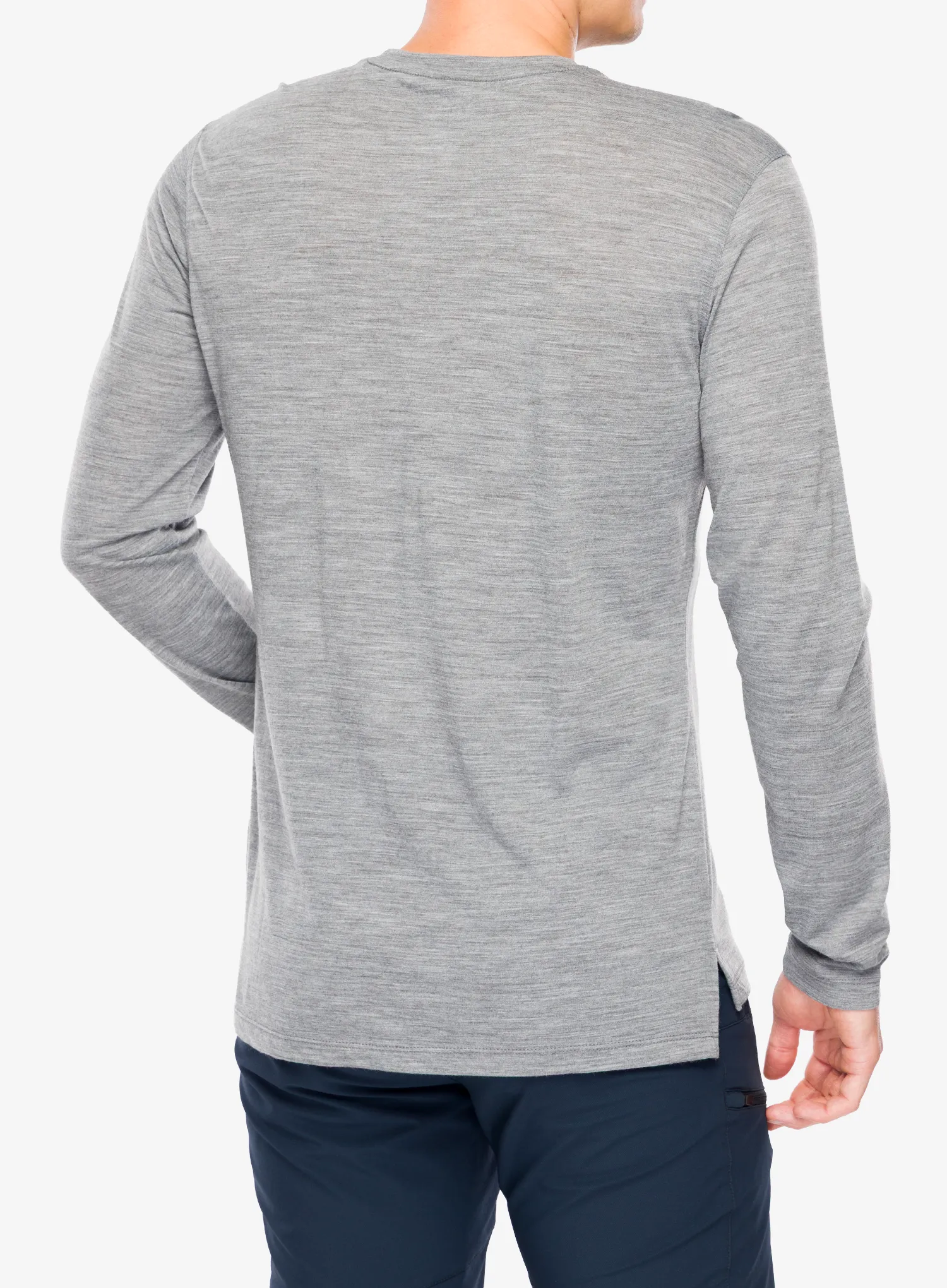 Кофта без каптура Super.natural Super Mountain LS - cashmere grey melange/various