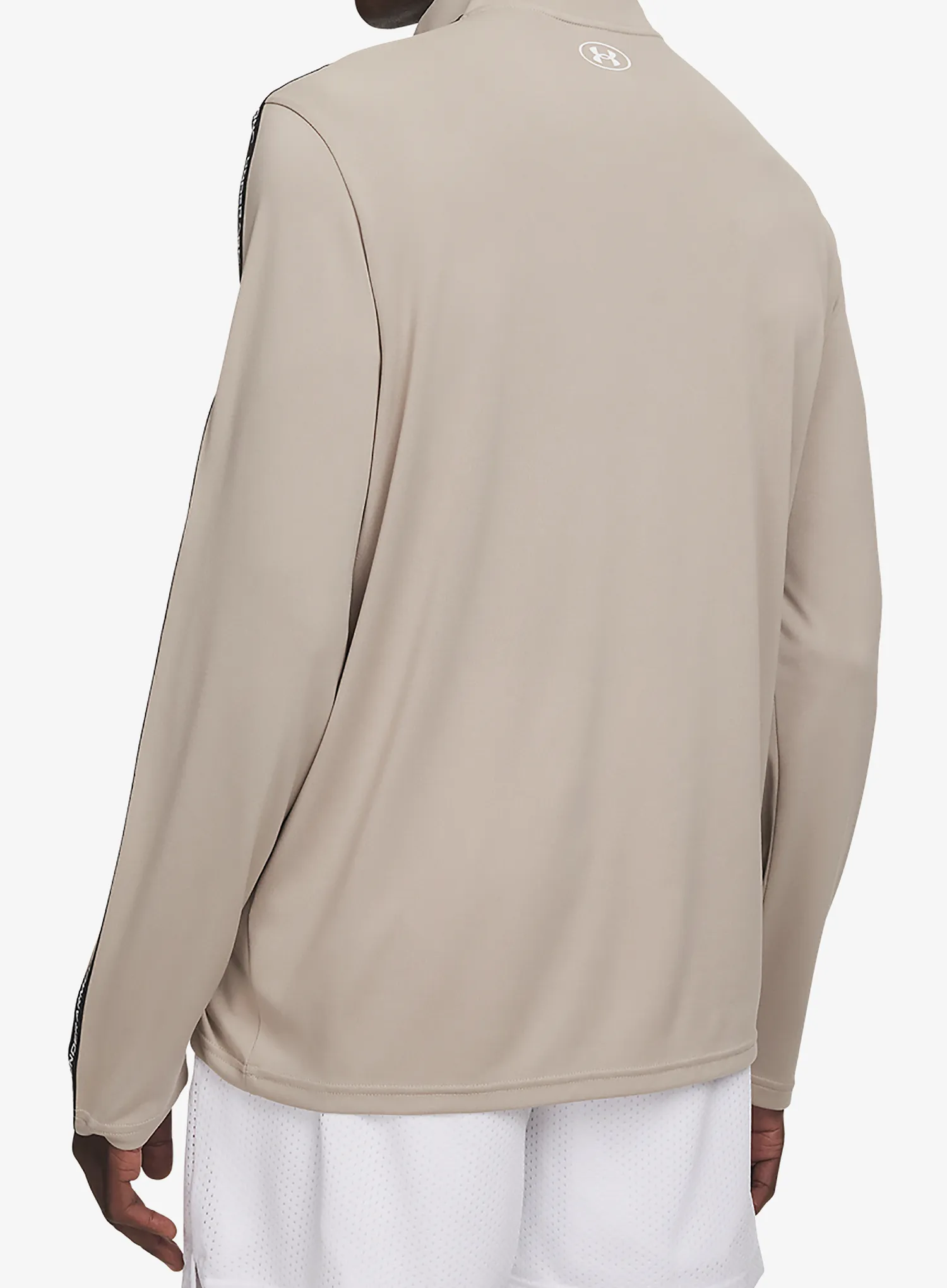 Кофта без каптура Under Armour Tech Taping 1/2 Zip - timberwolf taupe/black/white