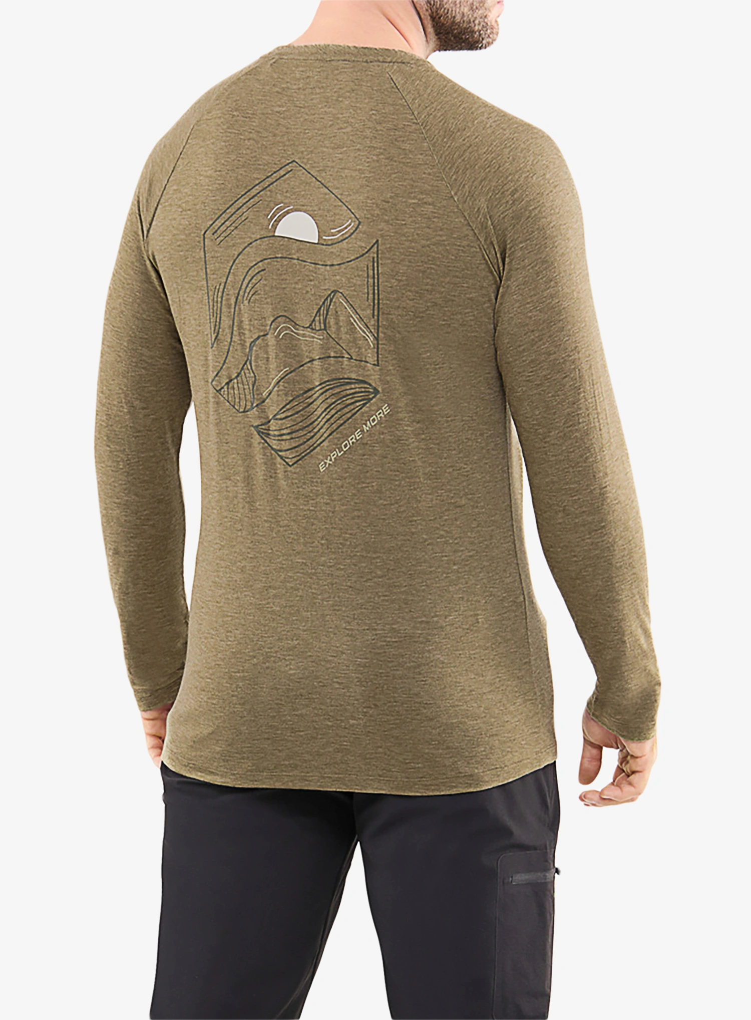 Кофта без каптура Viking Longsleeve Andali - olive