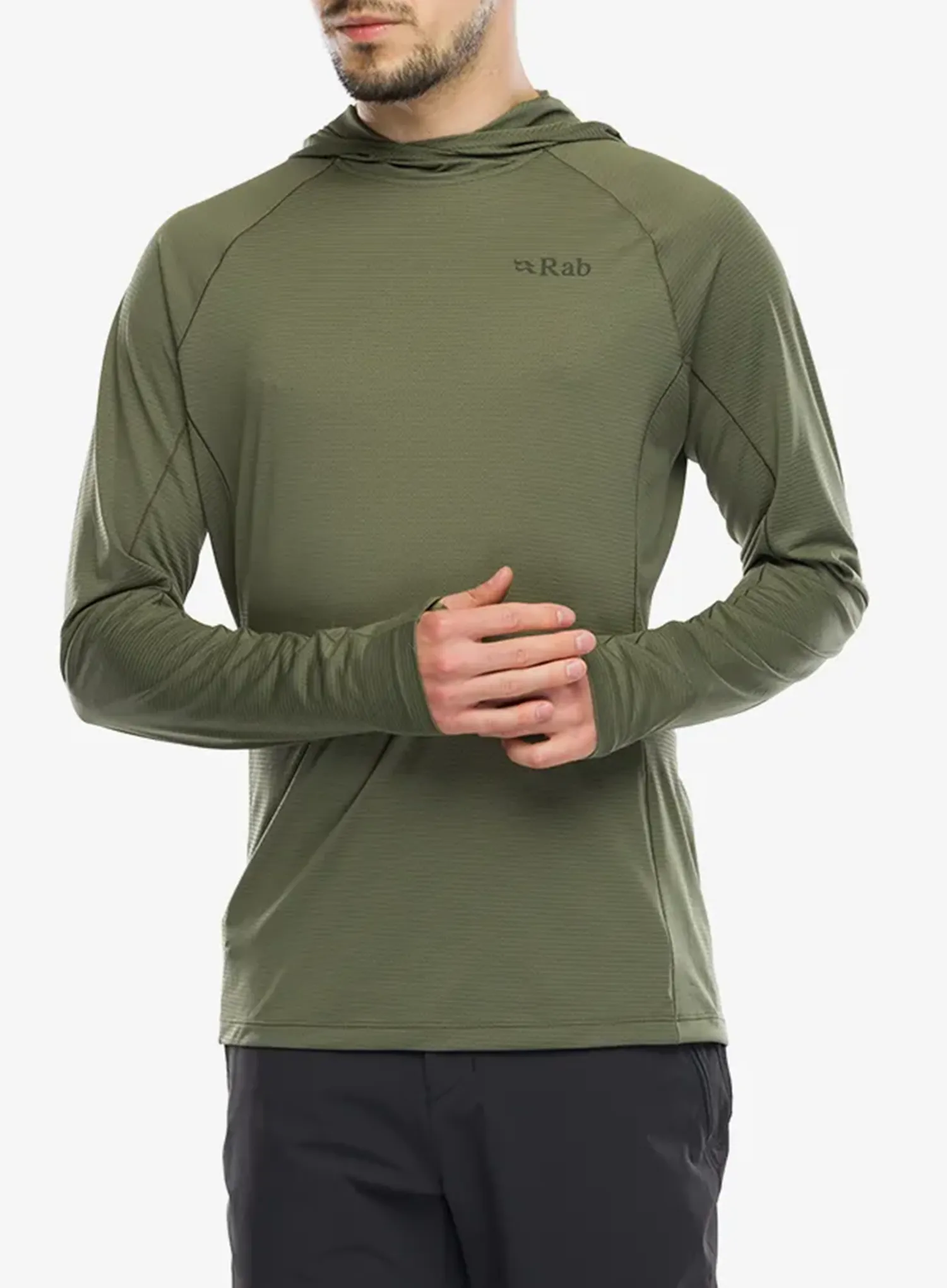 Кофта для бігу Rab Sonic Hoody - light khaki
