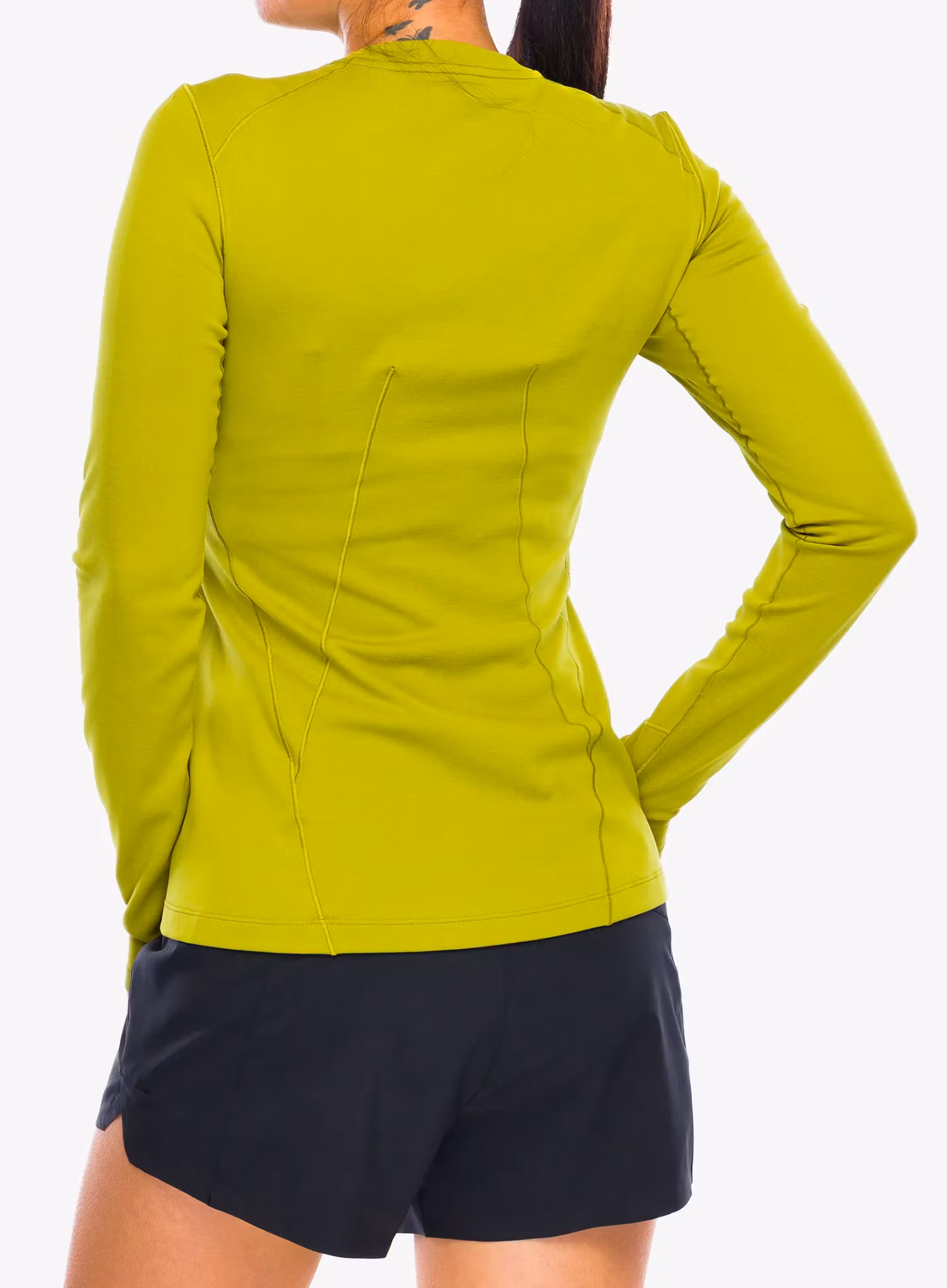 Кофта жіноча Arcteryx Taema Thermal Crew LS - olive moss heather