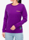 Кофта жіноча без каптура La Sportiva Climbing on the Moon Sweatshirt - violet/yellow