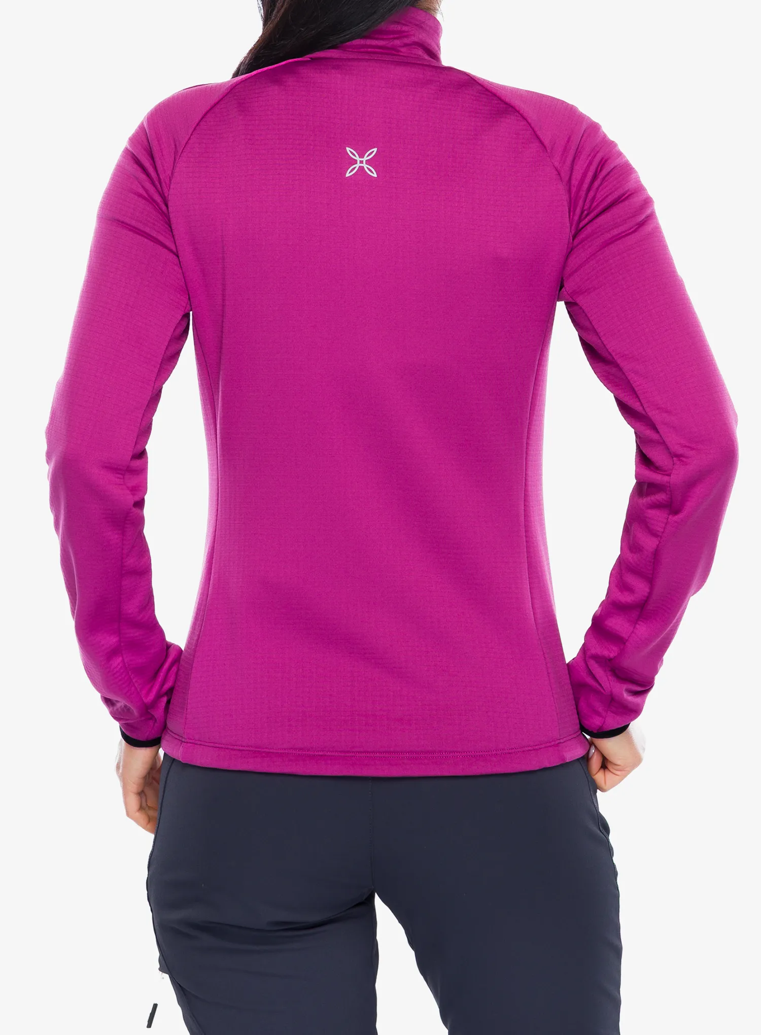 Кофта жіноча без каптура Montura Fadis Grid Maglia - baton rouge