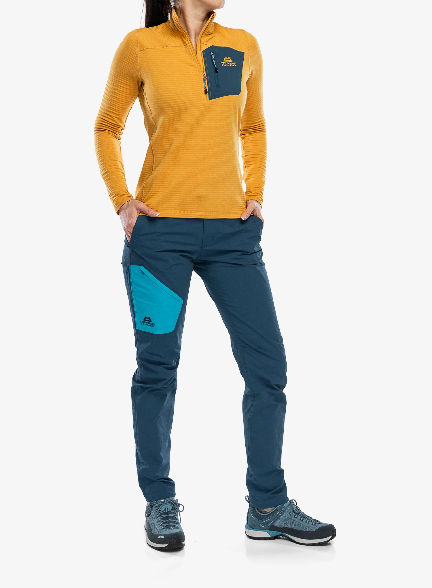 Кофта жіноча без каптура Mountain Equipment Lumiko Zip-T - butterscotch/maj