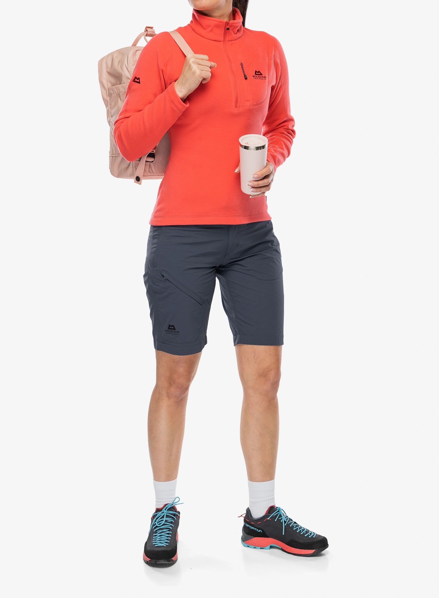 Кофта жіноча без каптура Mountain Equipment Micro Zip-T - hibiscus