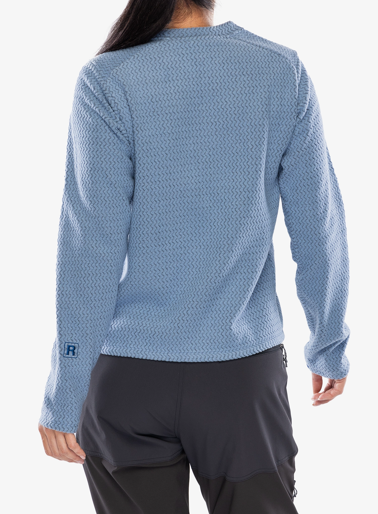 Кофта жіноча без каптура Patagonia R1 Air Crew - barnacle blue