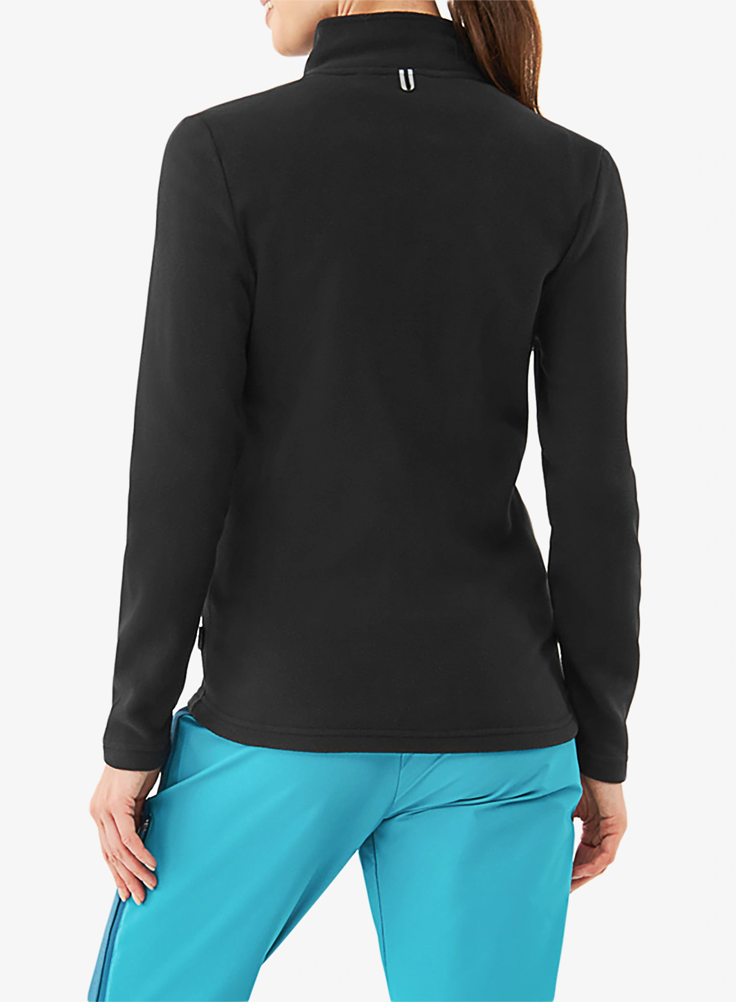 Кофта жіноча без каптура Viking Midlayer Fleece Tesero Polartec - black