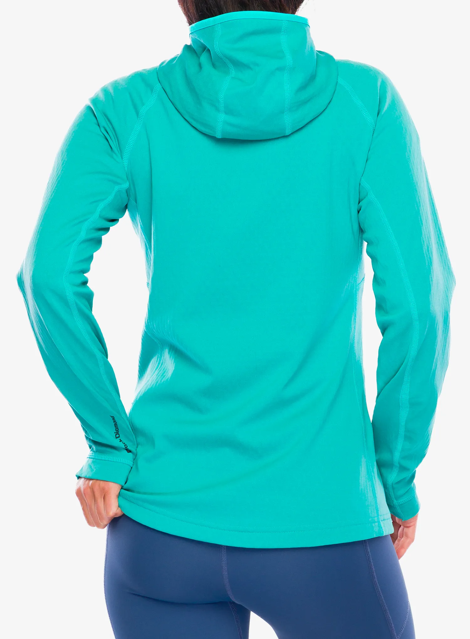 Кофта жіноча Black Diamond Coefficient Fleece Hoody - dark patina