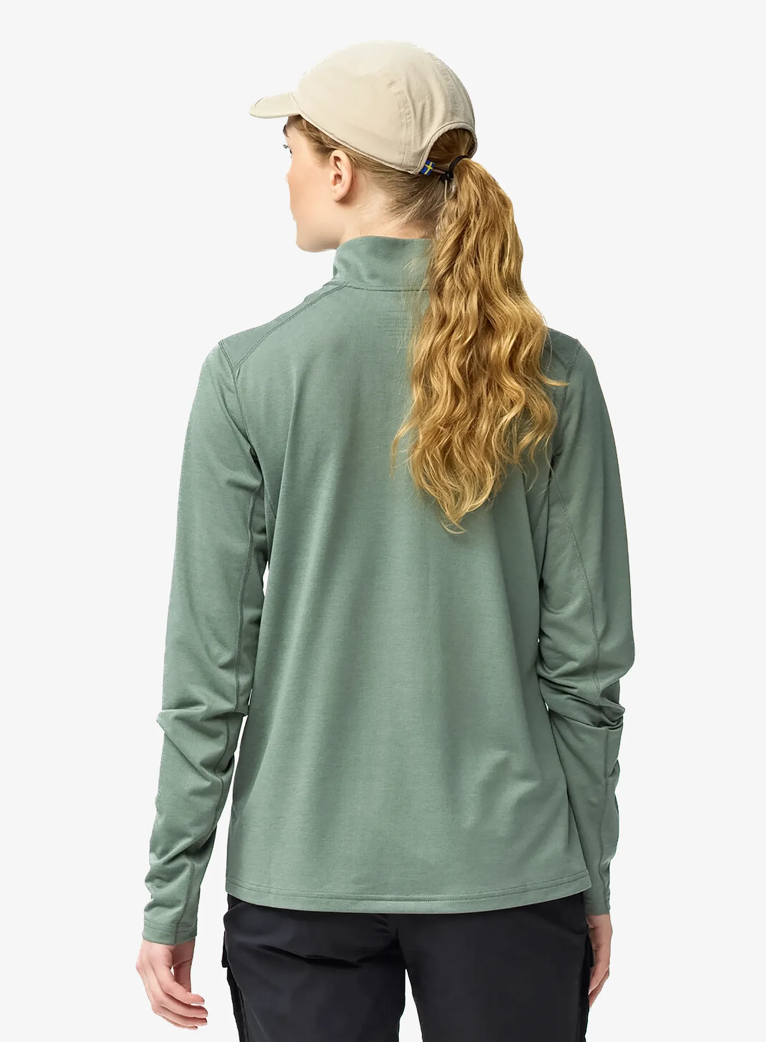 Кофта жіноча Fjallraven Abisko Day Hike Half Zip - patina green