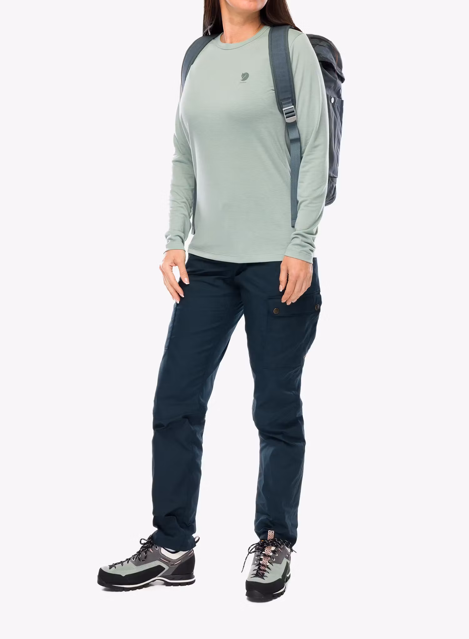 Кофта жіноча Fjallraven High Coast LS - misty green