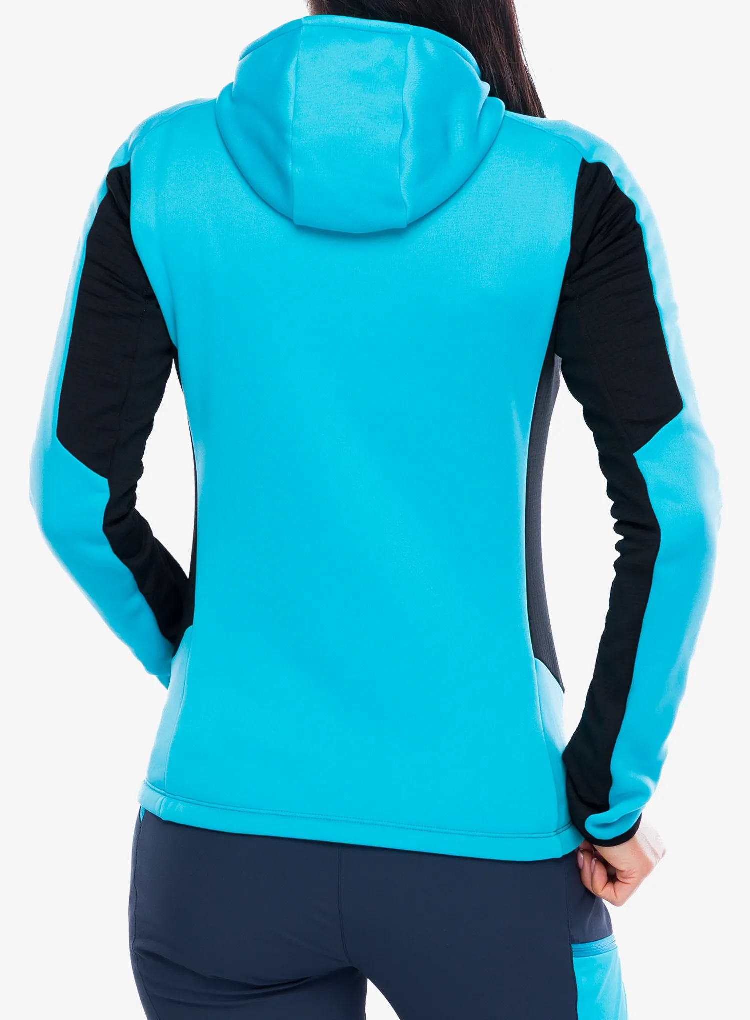 Кофта жіноча Montura Pulse Hooded Maglia - turquoise
