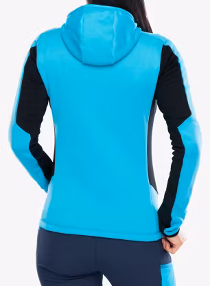 Кофта жіноча Montura Pulse Hooded Maglia - turquoise