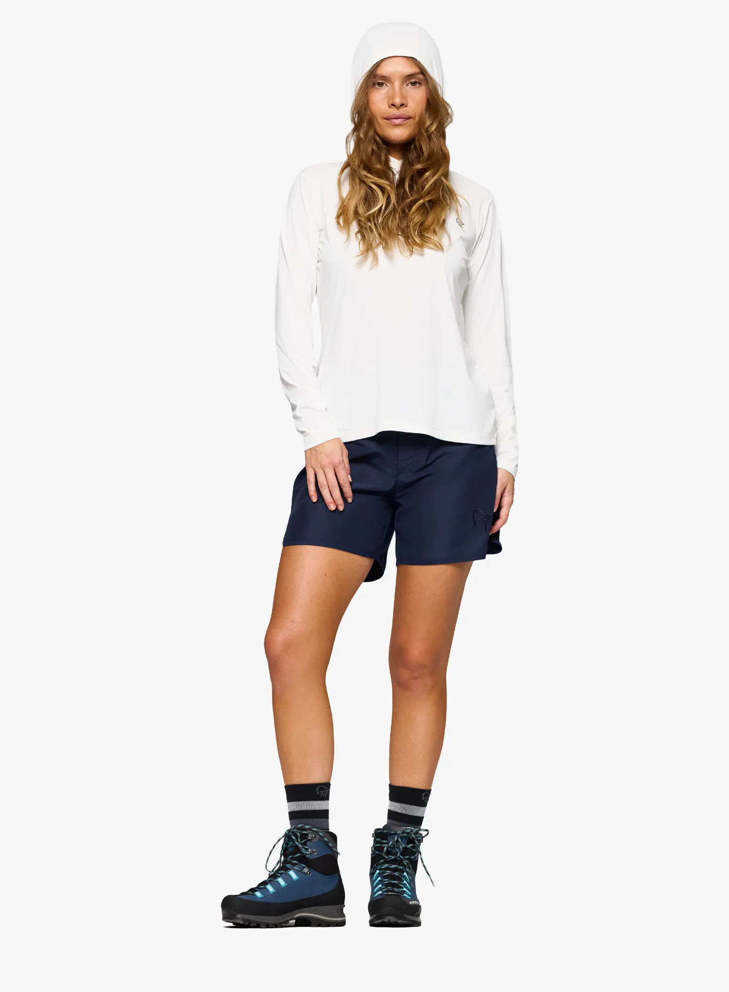 Кофта жіноча Norrona Femund Tech Hood - snow white