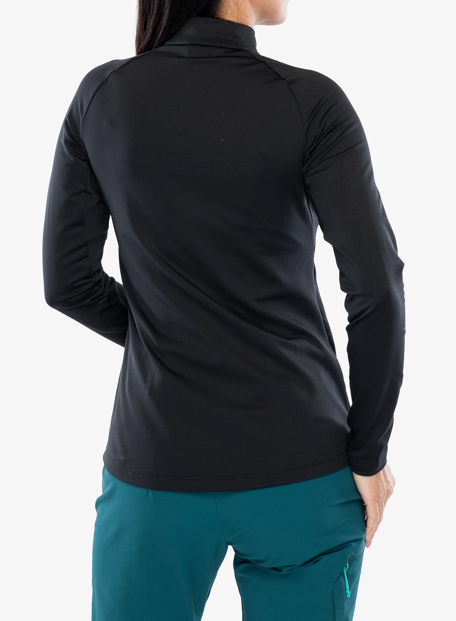 Кофта жіноча Odlo Essential Light Mid Layer 1/2 Zip - black